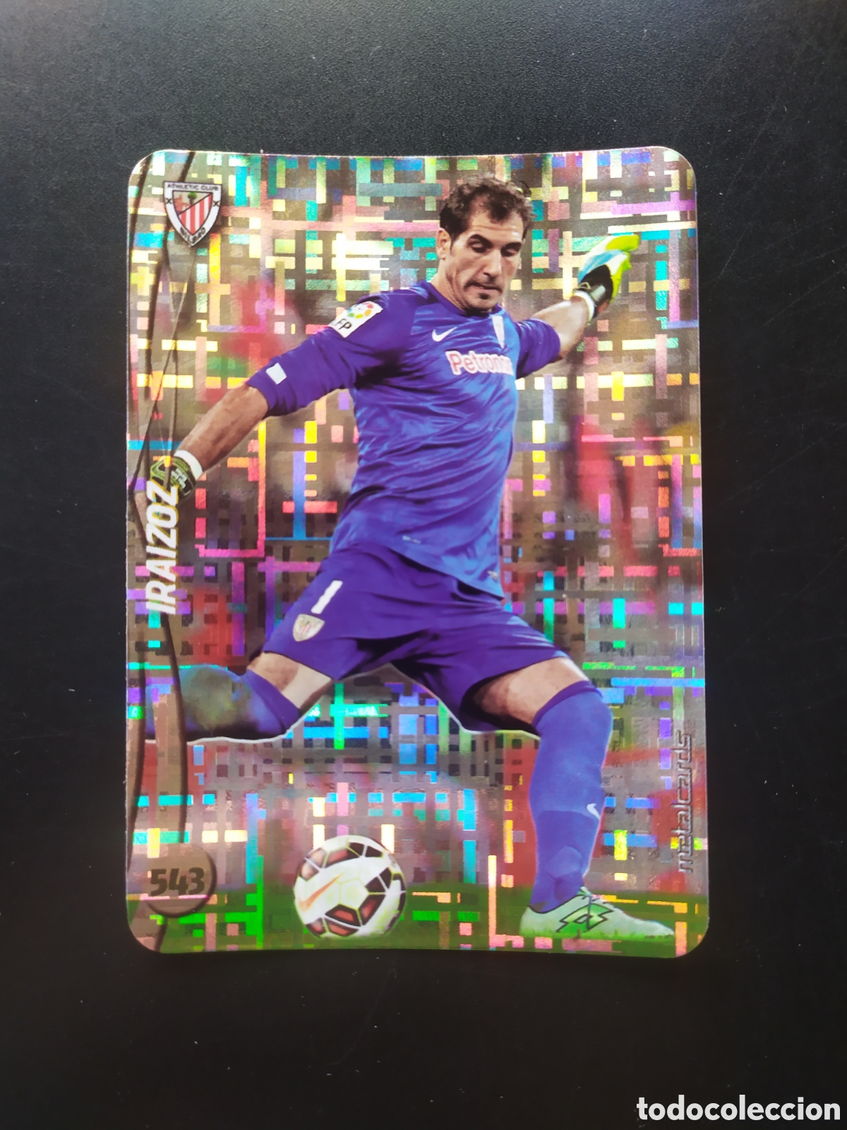 Cromos de F&uacute;tbol: Mundicromo fichas Liga 2014 2015 14 15 Iraizoz top brillo tetris n&deg; 543 Athletic Bilbao