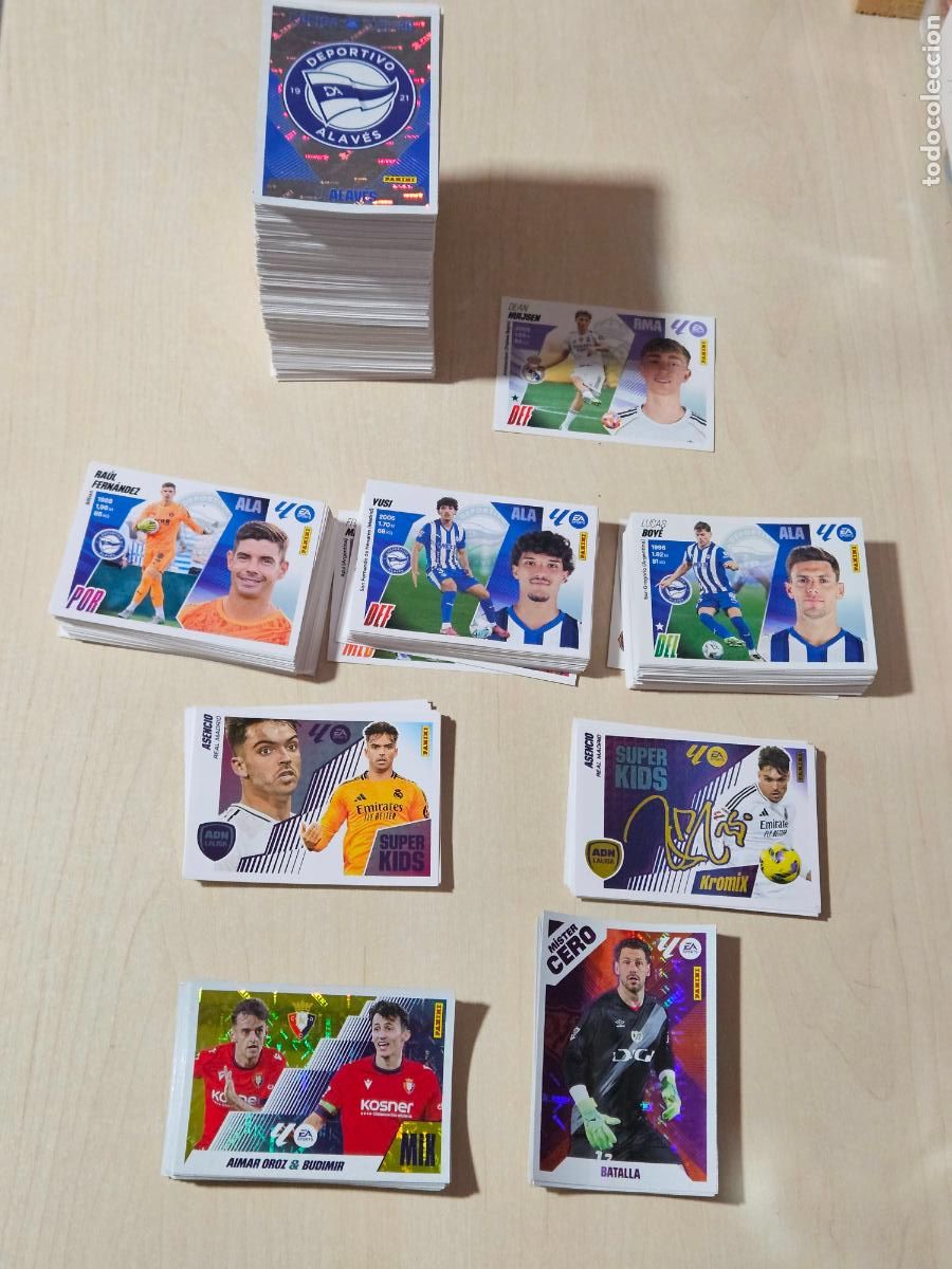 Cromos de F&uacute;tbol: COLECCI&Oacute;N COMPLETA SIN PEGAR LIGA ESTE 2025 2026 25 26 CROMOS NUEVOS - LEER ANUNCIO