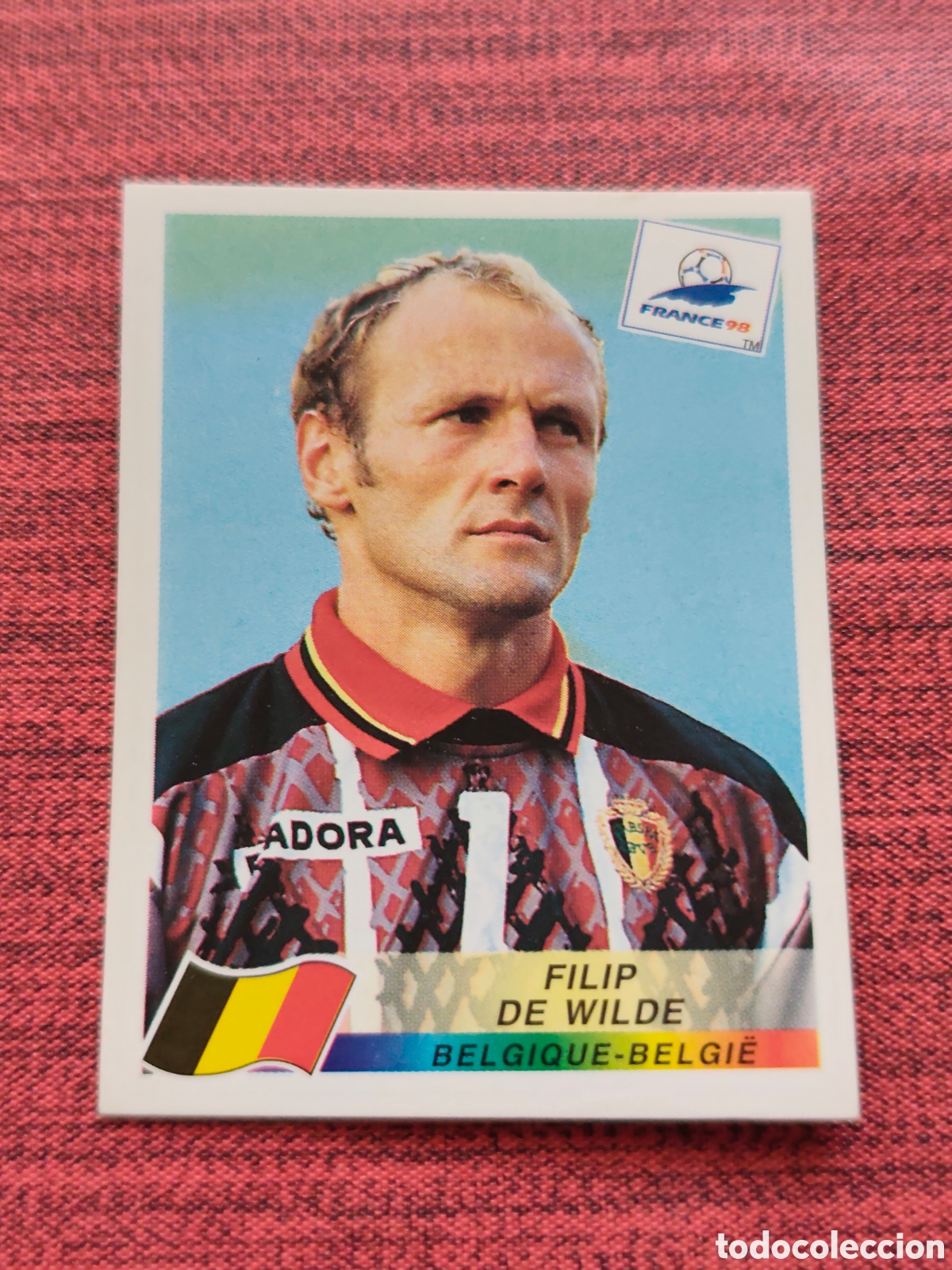 Cromos de F&uacute;tbol: 319 DE WILDE B&Eacute;LGICA FRANCE FRANCIA 98 PANINI