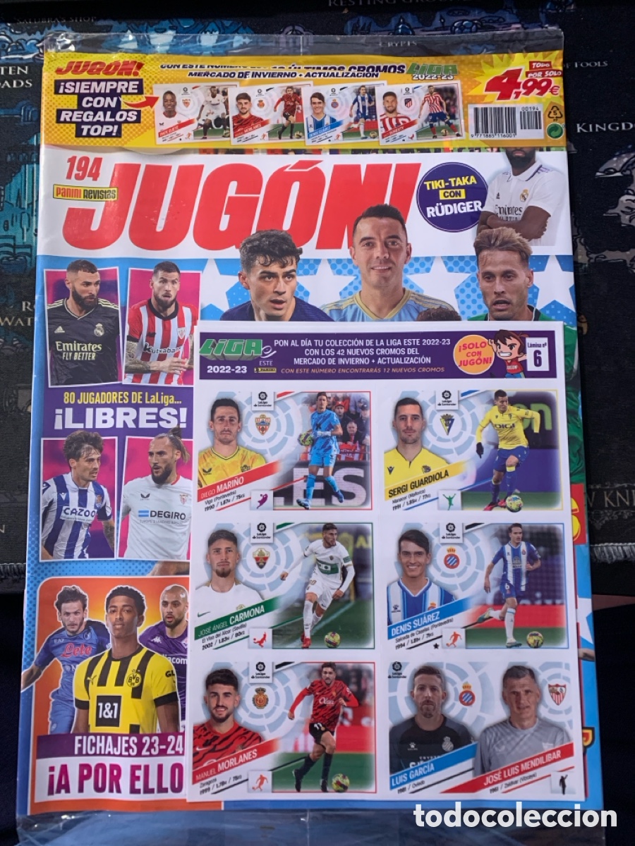 Cartes &agrave; collectionner de Football: REVISTA JUGON 194 PRECINTADA