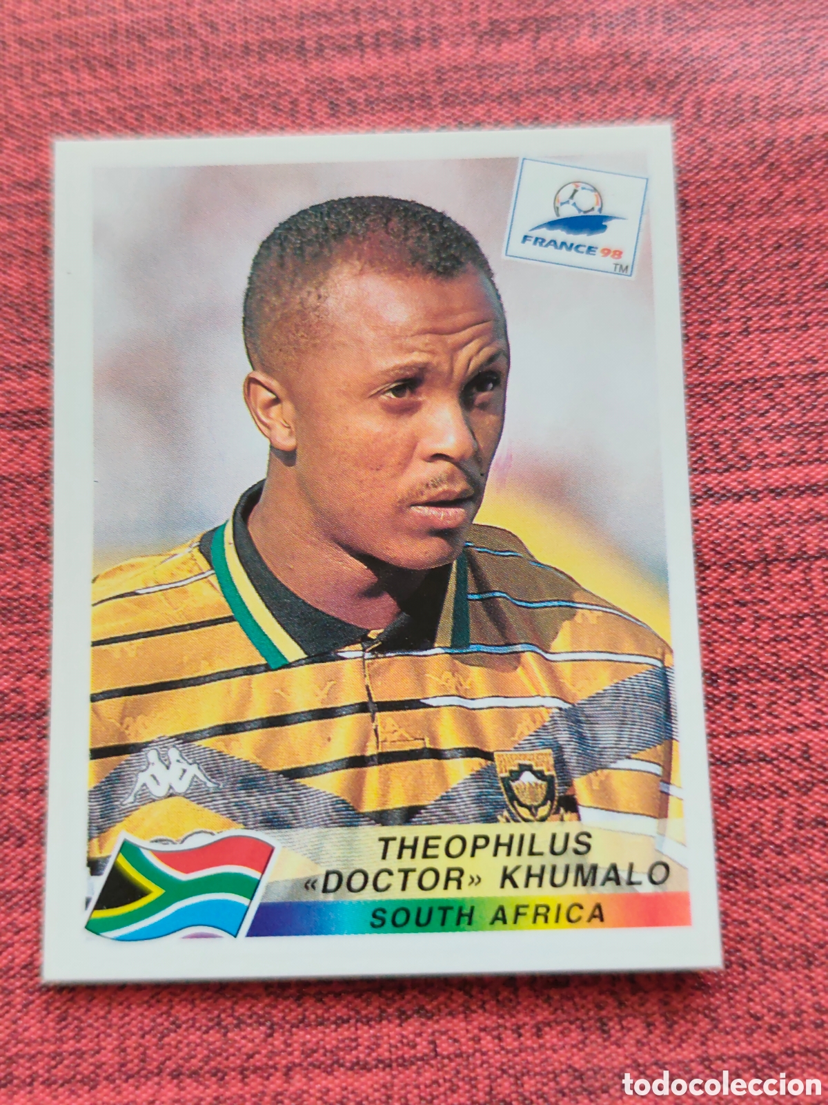 Cartes &agrave; collectionner de Football: DOCTOR KHUMALO SUD&Aacute;FRICA FRANCE FRANCIA 98 PANINI