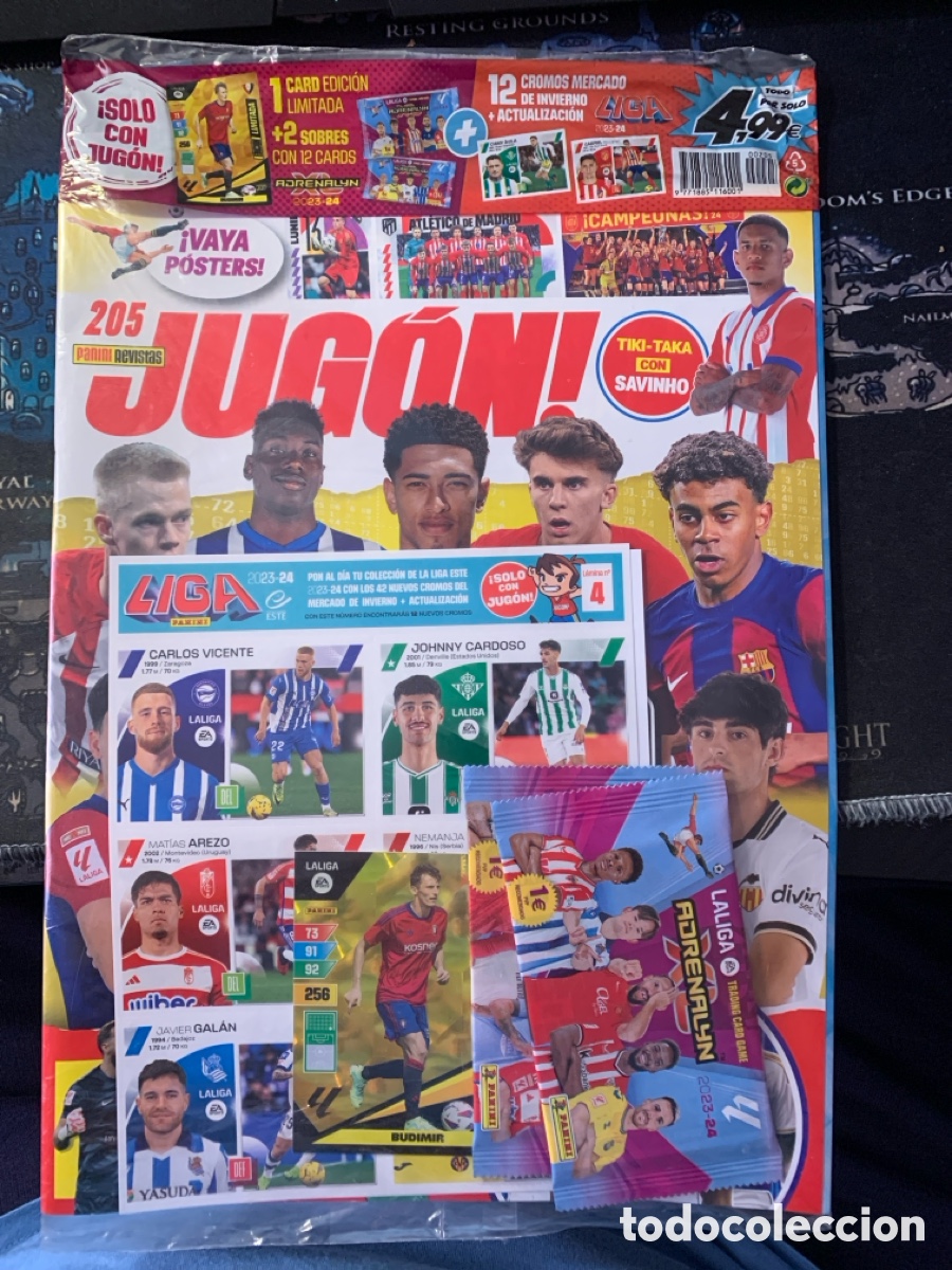 Cartes &agrave; collectionner de Football: REVISTA JUGON 205 PRECINTADA