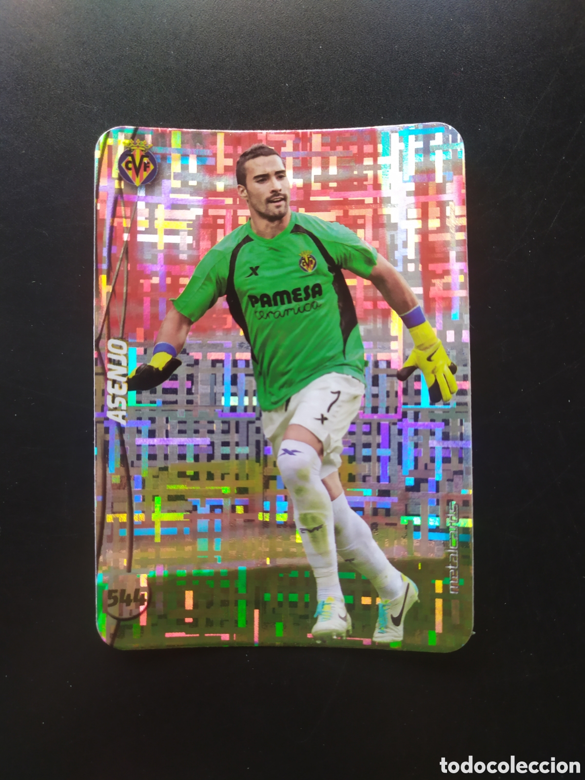 Cromos de F&uacute;tbol: Mundicromo fichas Liga 2014 2015 14 15 Sergio Asenjo top brillo tetris n&deg; 544 Villarreal
