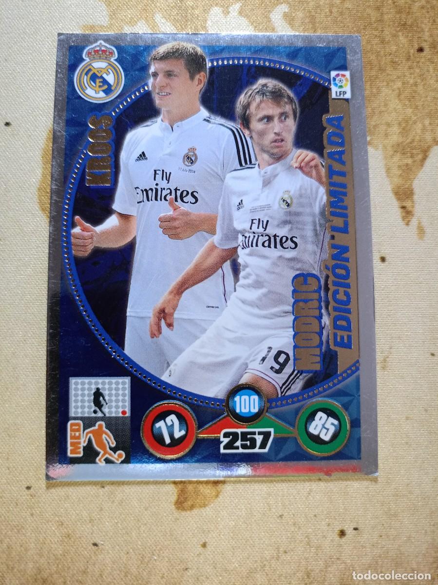 Cromos de F&uacute;tbol: # Edici&oacute;n Limitada KROOS / MODRIC Adrenalyn 2014-15