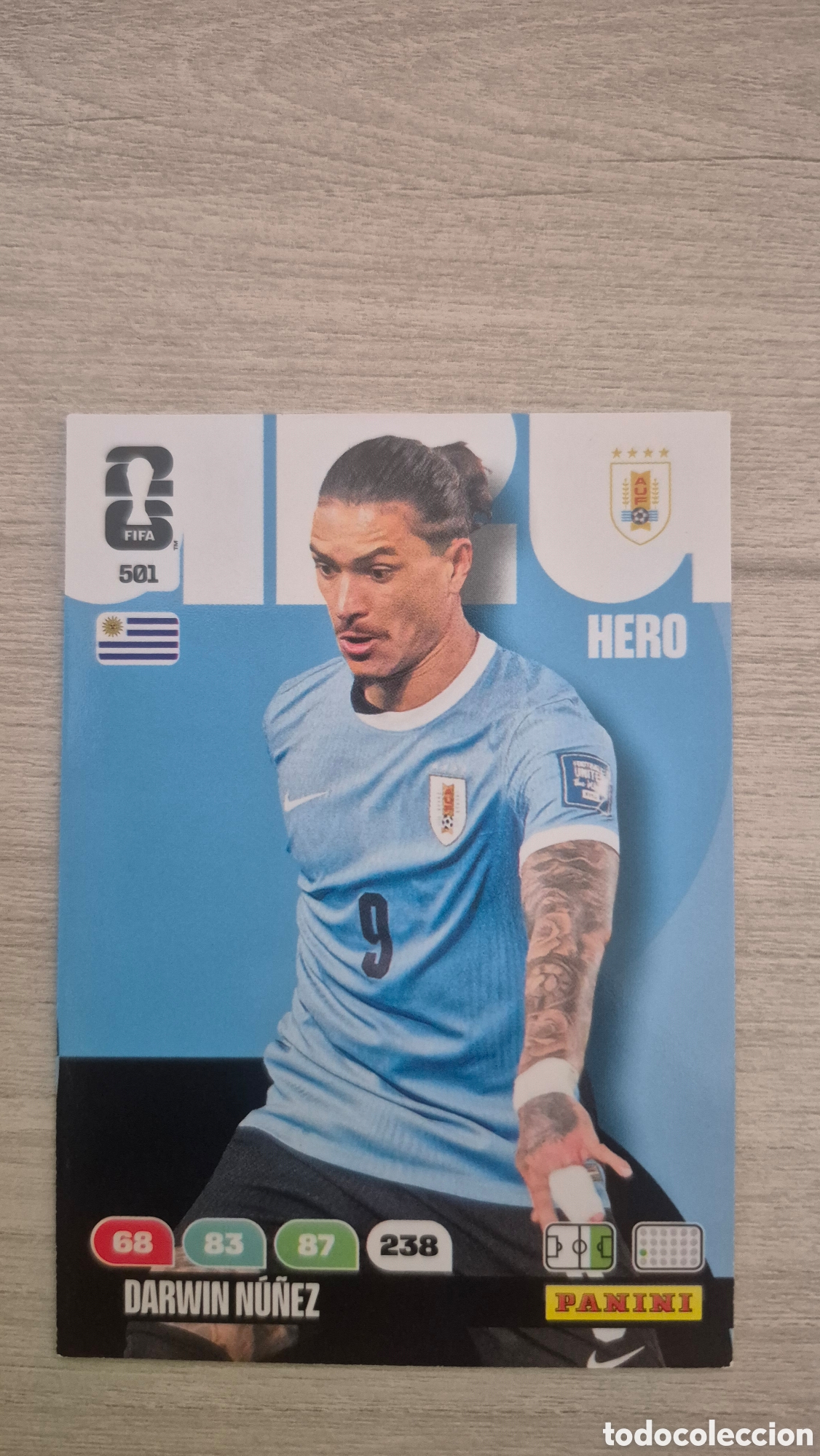 Cromos de Futebol: N&deg;501 Uruguay Darwin Nu&ntilde;ez Adrenalyn FIFA World Cup 2026