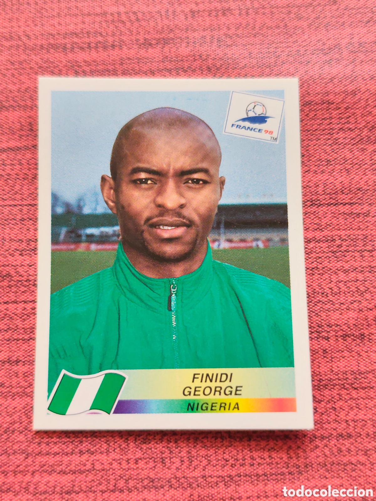 Cromos de Futebol: 256 FINIDI NIGERIA FRANCE FRANCIA 98 PANINI