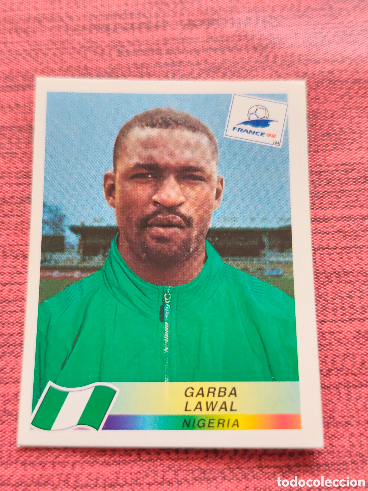 Cartes &agrave; collectionner de Football: 254 LAWAL NIGERIA FRANCE FRANCIA 98 PANINI