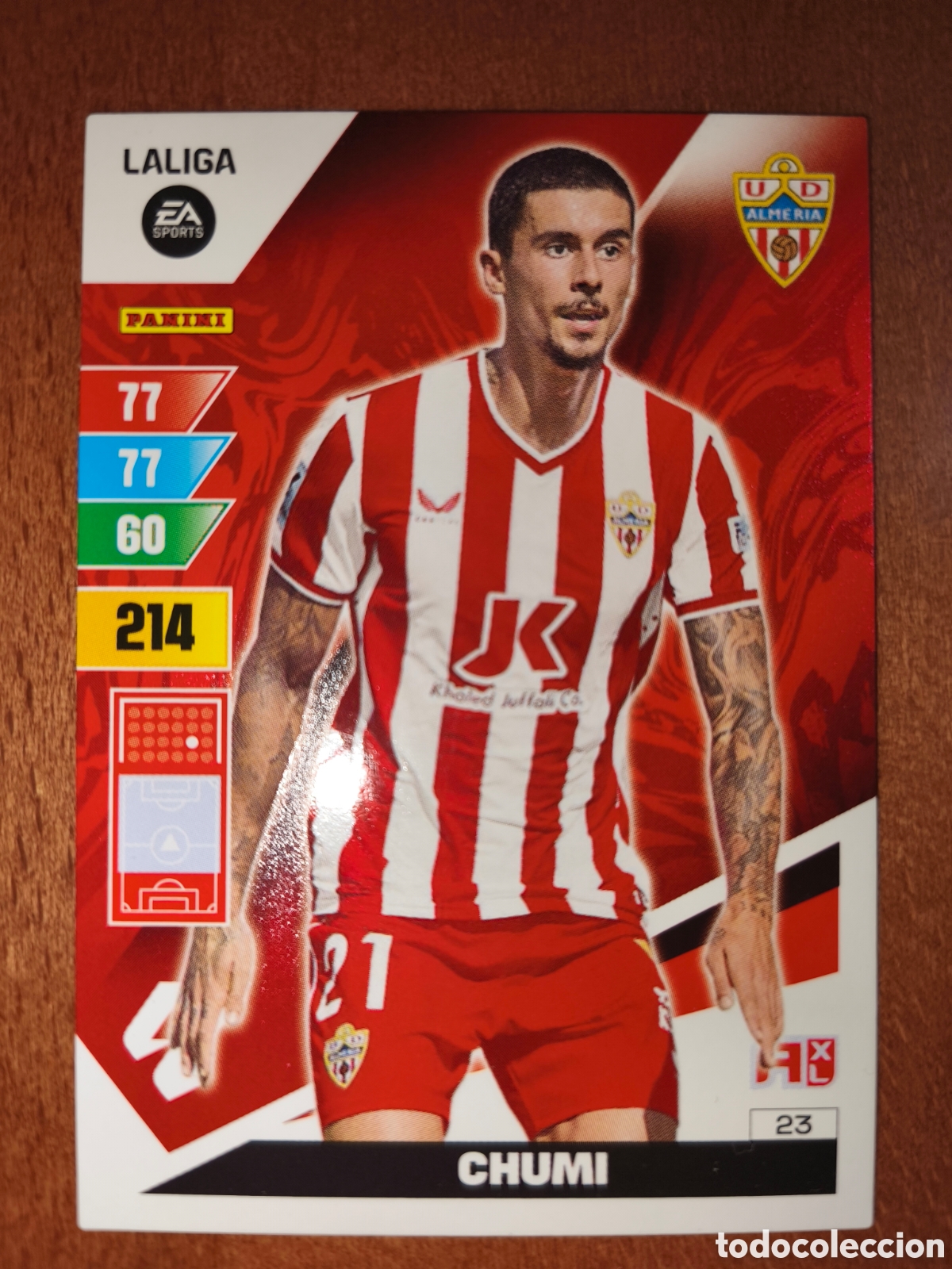 Fu&szlig;ball-Sticker: Chumi n&deg;23 Adrenalyn XL 23/24 Almer&iacute;a