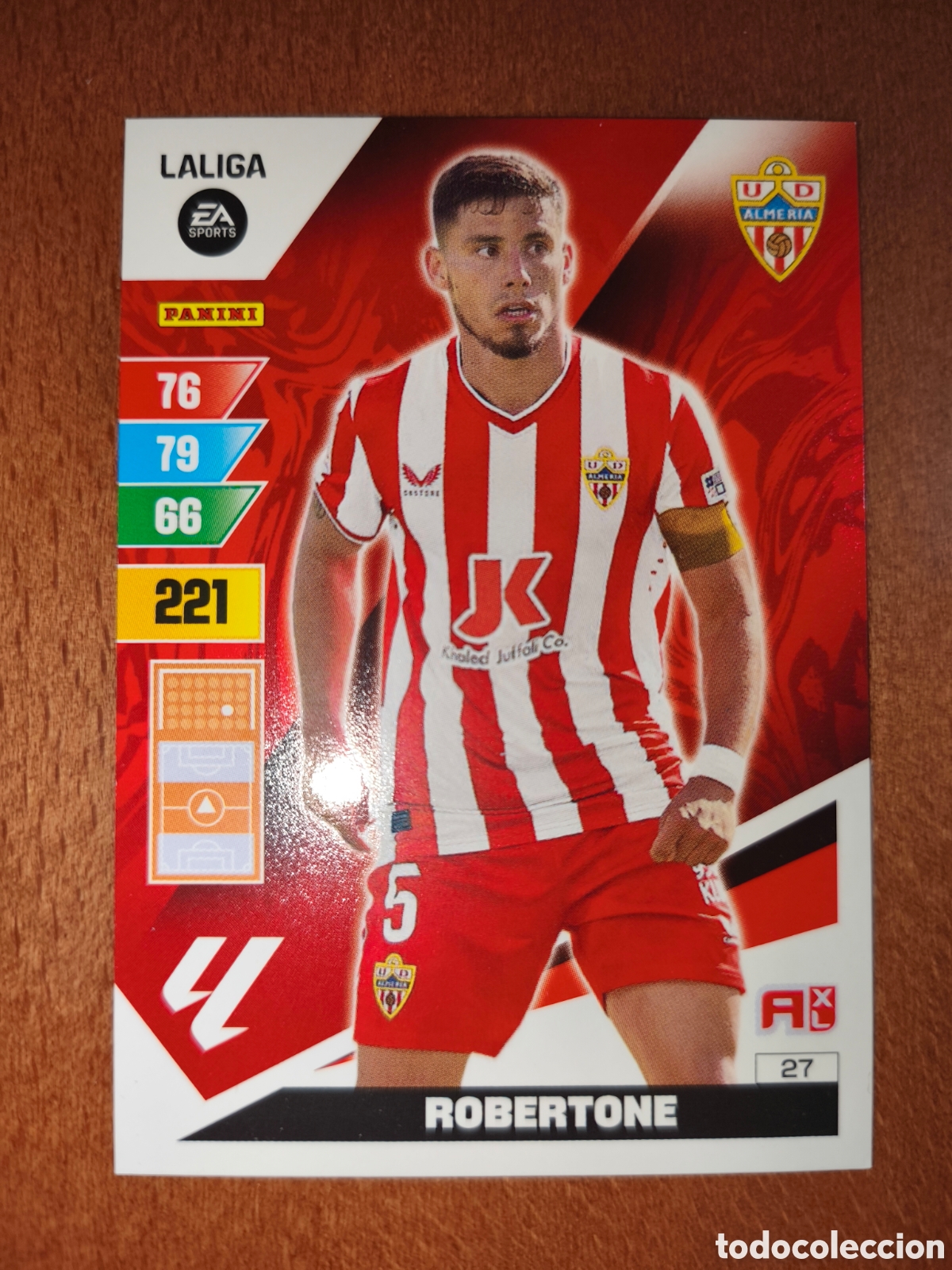 Cromos de F&uacute;tbol: Robertone n&deg;27 Adrenalyn XL 23/24 Almer&iacute;a
