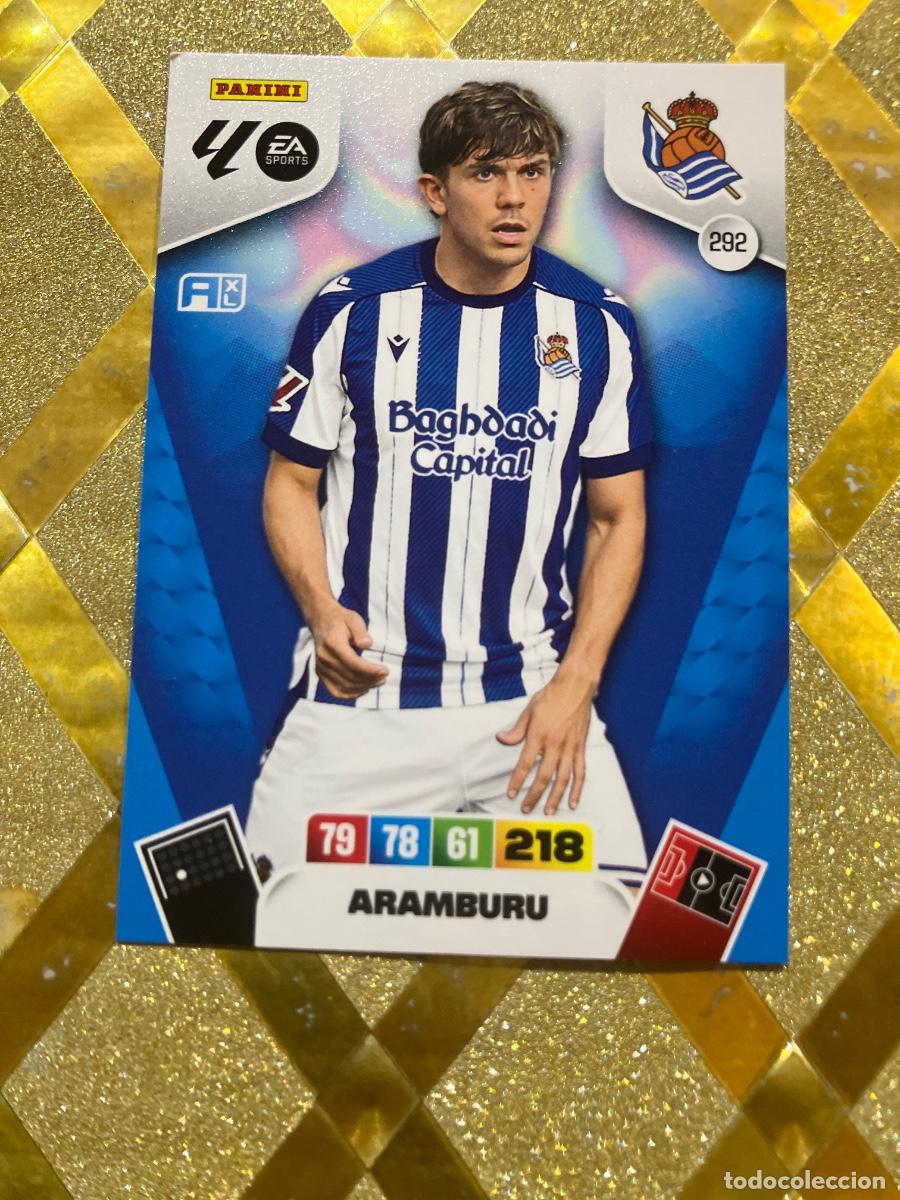 Cromos de f&uacute;tbol: CROMO DE FUTBOL NUMERO 292 ARAMBURU DE LA REAL SOCIEDAD ADRENALYN XL 2025 2026 PANINI !