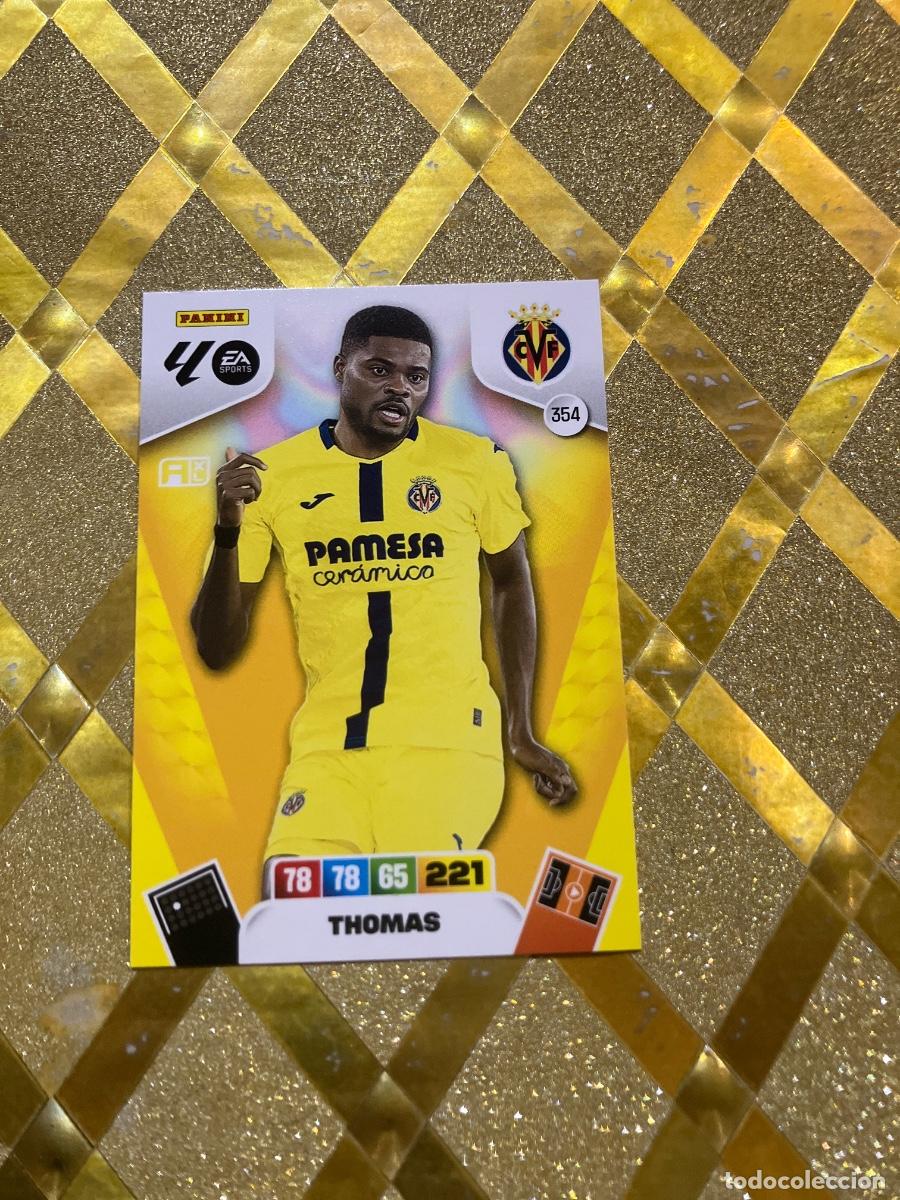Cromos de f&uacute;tbol: CROMO DE FUTBOL NUMERO 354 THOMAS VILLARREAL ADRENALYN XL 2025 2026 PANINI !