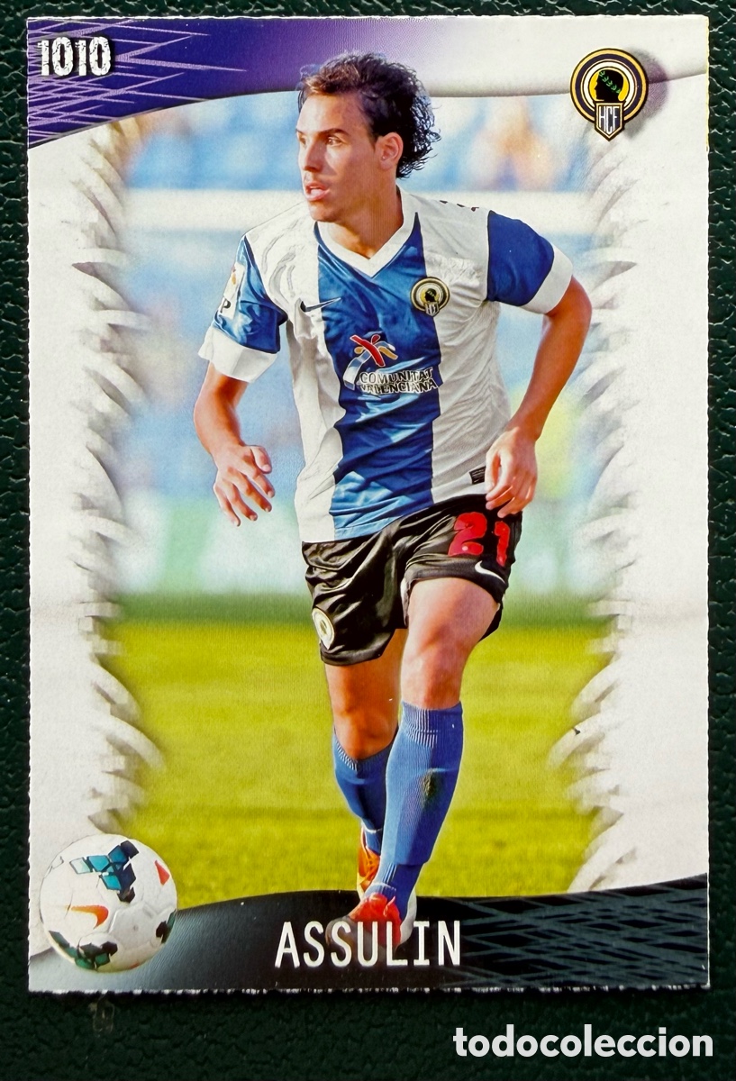 Fu&szlig;ball-Sticker: 1010 ASSULIN HERCULES CF FICHAS ALBUM MUNDICROMO 2013 2014 13 14