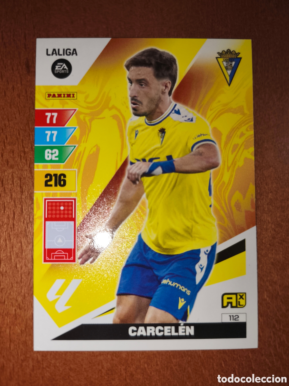 Cromos de F&uacute;tbol: Carcelen n&deg;112 Adrenalyn XL 23/24 C&aacute;diz