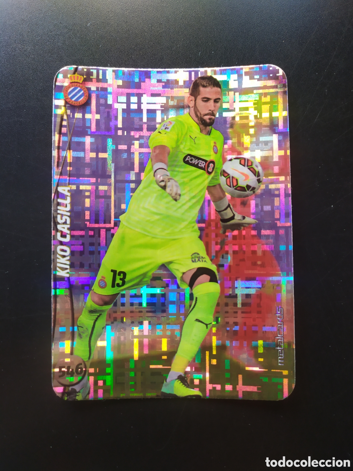 Cromos de F&uacute;tbol: Mundicromo fichas Liga 2014 2015 14 15 Kiko Casilla top brillo tetris n&deg; 546 Espanyol