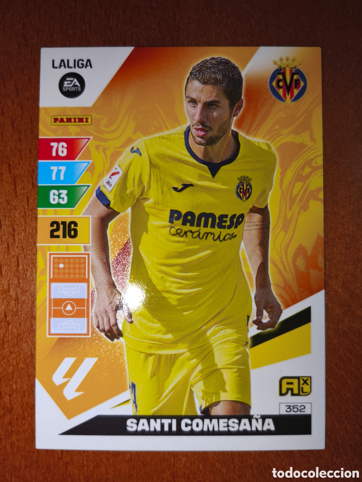 Cromos de F&uacute;tbol: Santi Comesa&ntilde;a n&deg;352 Adrenalyn XL 23/24 Villarreal