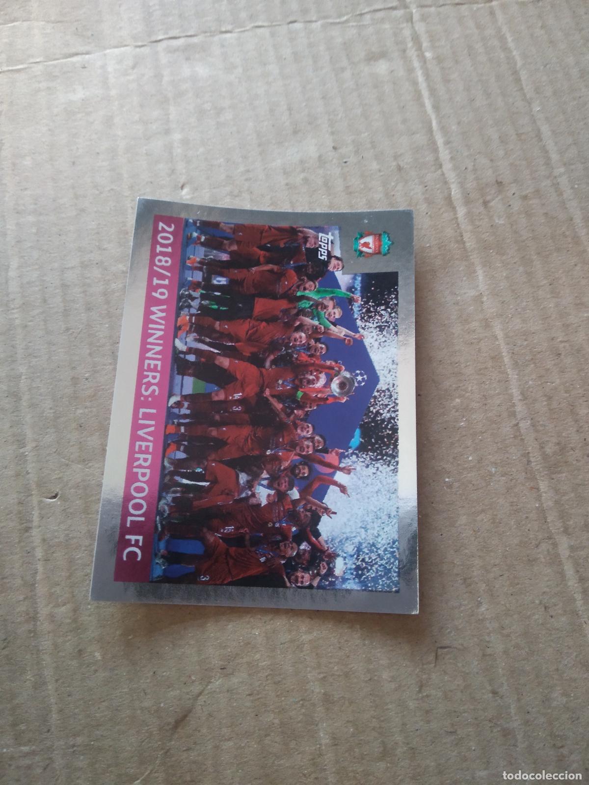 Cromos de F&uacute;tbol: 3 EQUIPO PLANTILLA LIVERPOOL CROMO FUTBOL TOPPS 19-20 UEFA CHAMPIONS LEAGUE 2019-2020
