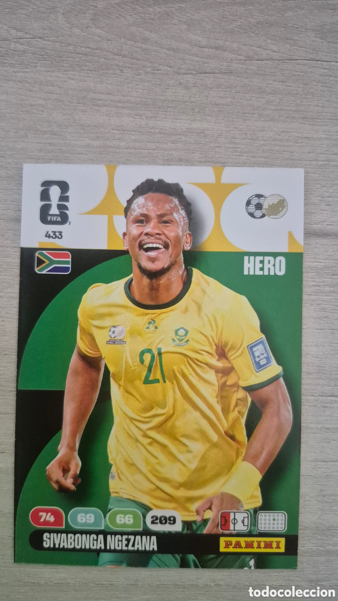 Cromos de F&uacute;tbol: N&deg;433 Sud&aacute;frica Siyabonga Ngezana Adrenalyn FIFA World Cup 2026