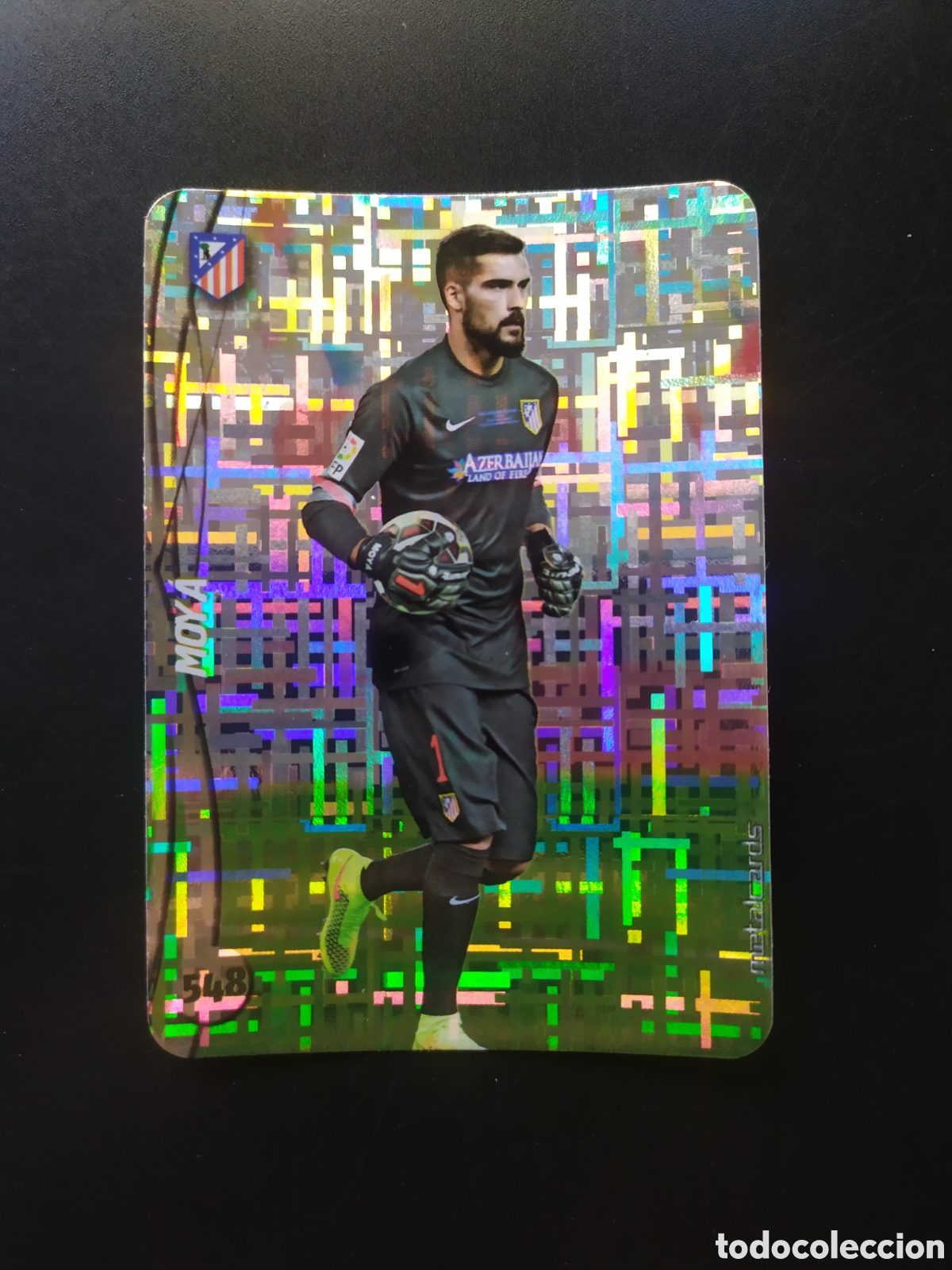 Cromos de F&uacute;tbol: Mundicromo fichas Liga 2014 2015 14 15 Moya top brillo tetris n&deg; 548 Atl&eacute;tico Madrid