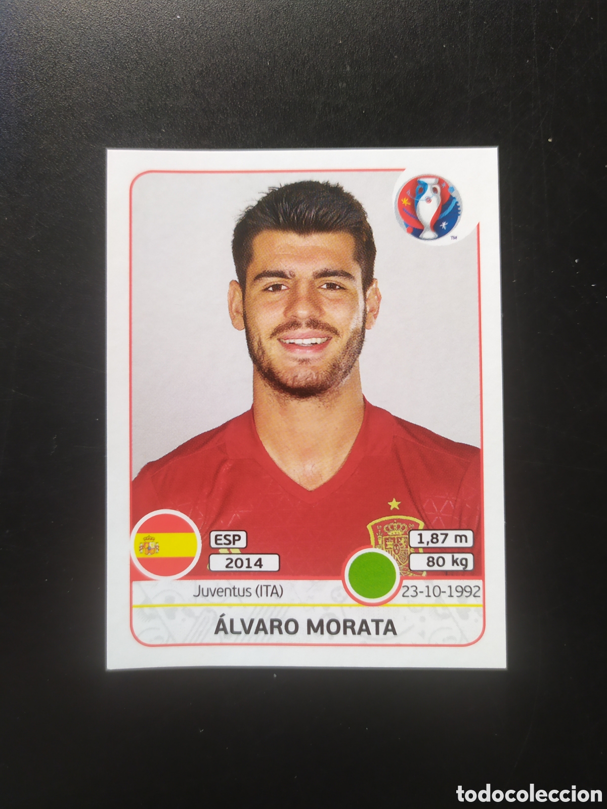 Cartes &agrave; collectionner de Football: UEFA Euro Francia 2016 panini Morata n&deg; 370 Espa&ntilde;a