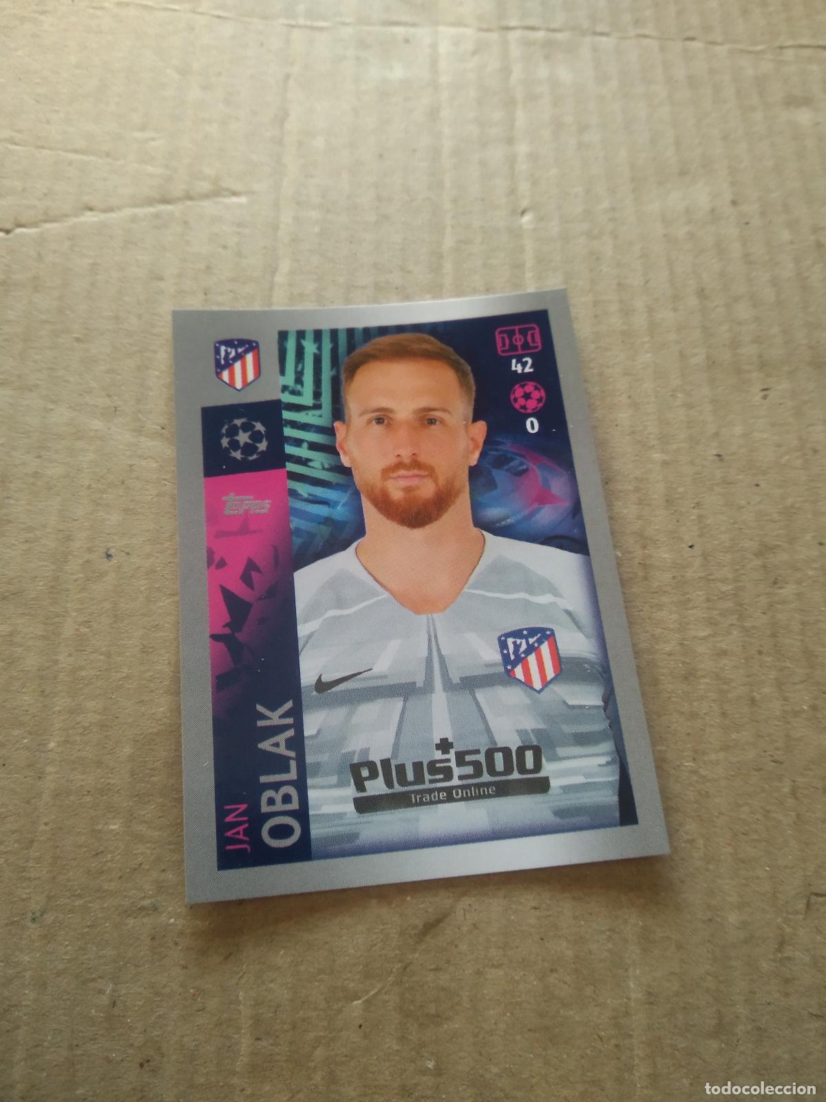 Cromos de F&uacute;tbol: 26 OBLAK ATLETICO DE MADRID CROMO FUTBOL TOPPS 19-20 UEFA CHAMPIONS LEAGUE 2019-2020