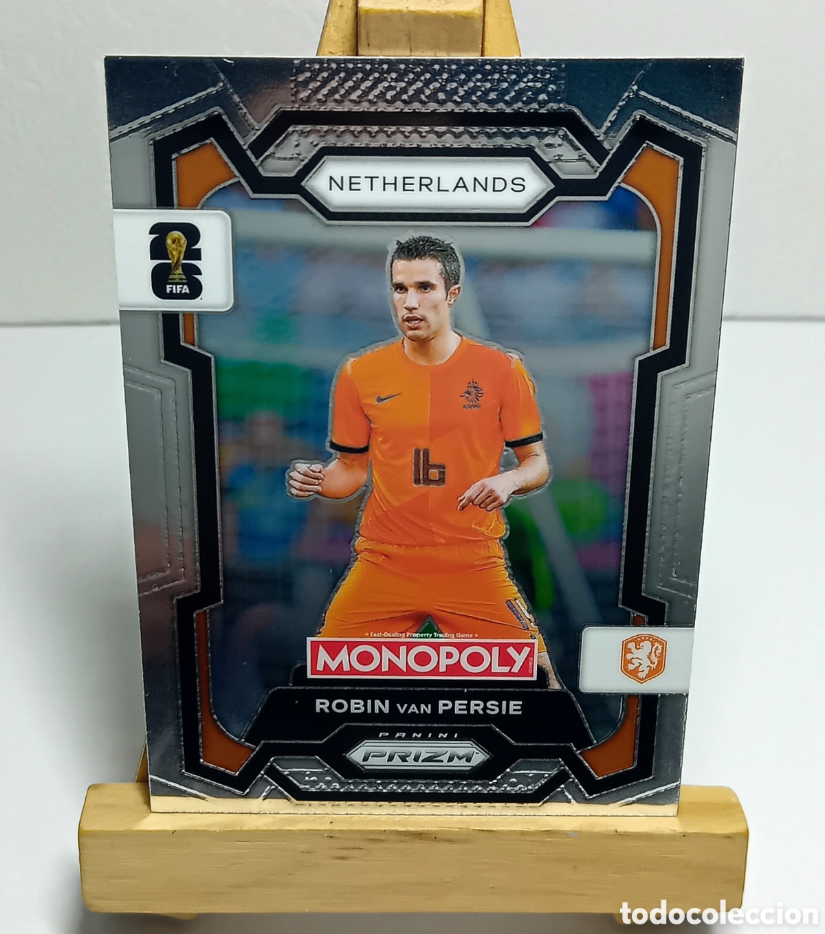 Cromos de F&uacute;tbol: ROBIN VAN PERSIE 2026 HOLANDA MONOPOLY PRIZM PANINI.