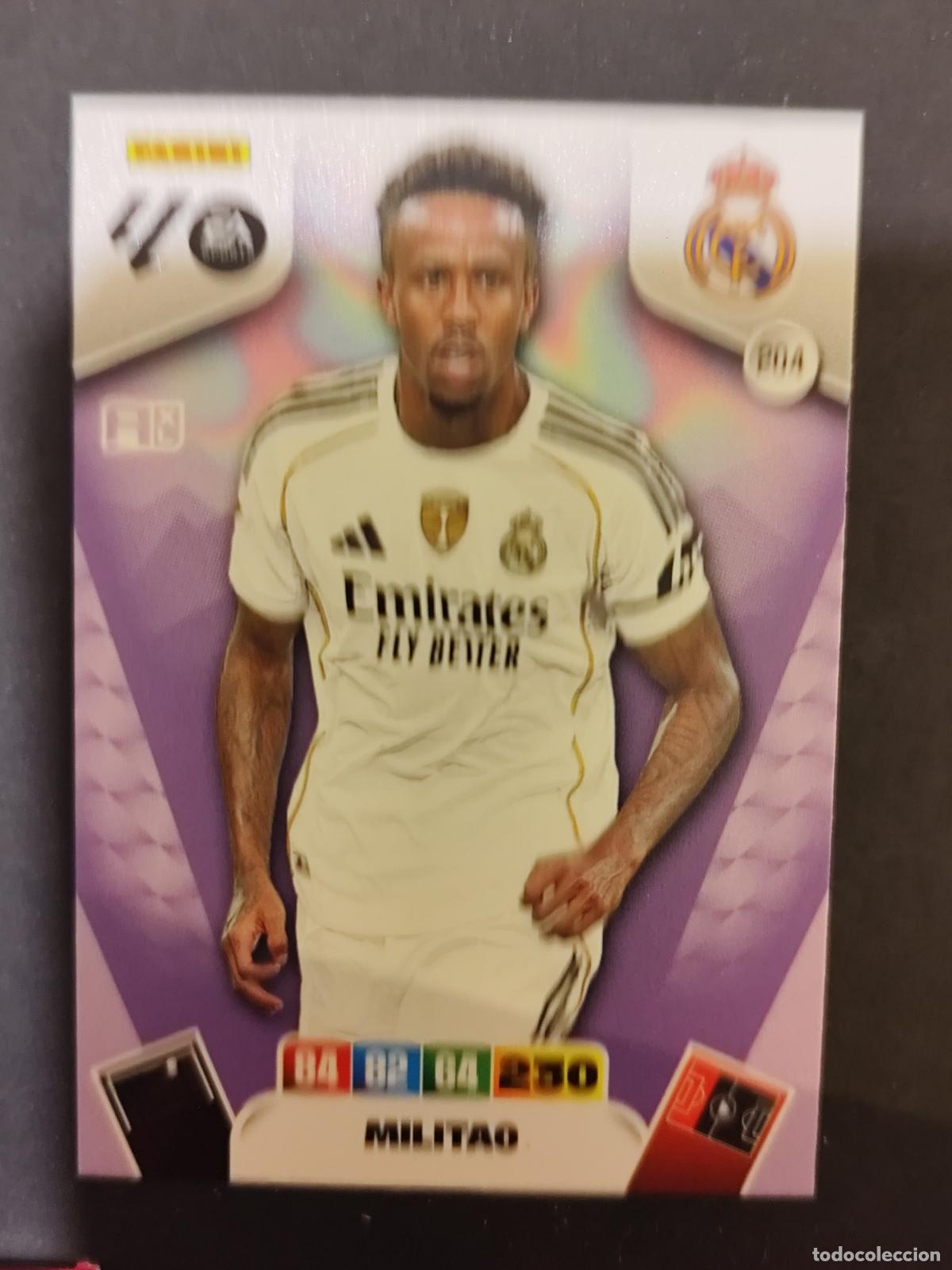 Cromos de F&uacute;tbol: 204 MILIT&Atilde;O REAL MADRID ADRENALYN 2025 2026 25 26