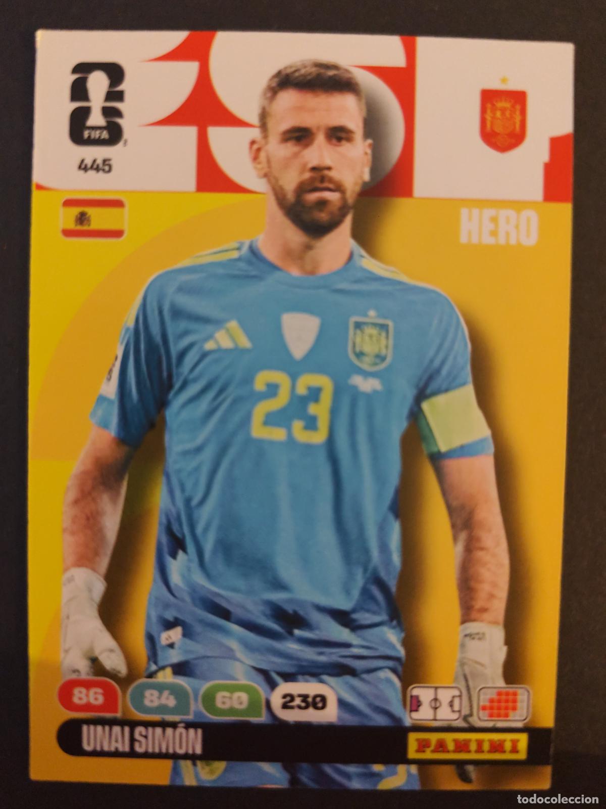 Cromos de F&uacute;tbol: 445 UNAI SIM&Oacute;N ESPA&Ntilde;A ADRENALYN MUNDIAL FIFA WORLD CUP 2026 PANINI