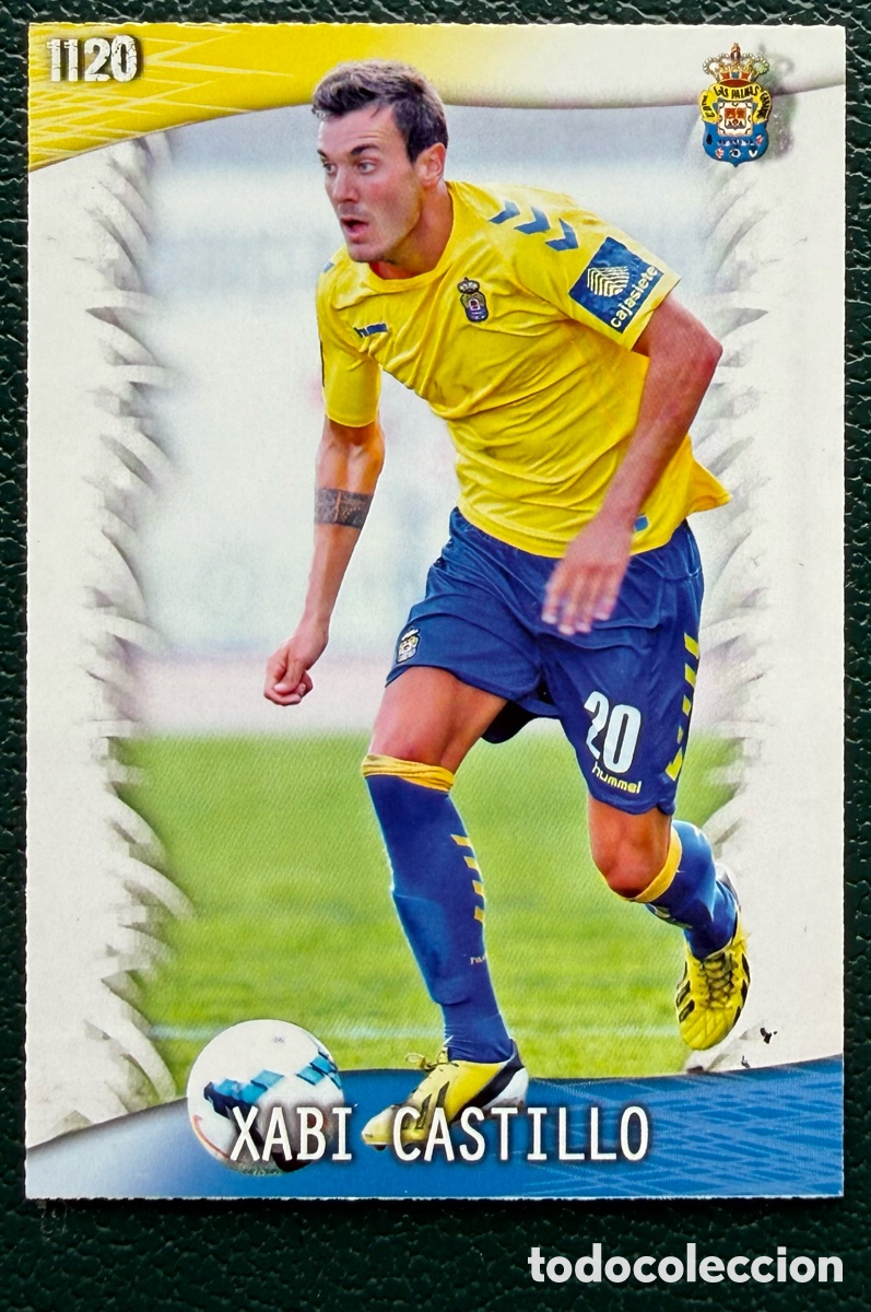 Cromos de F&uacute;tbol: 1120 XABI CASTILLO UD LAS PALMAS FICHAS ALBUM MUNDICROMO 2013 2014 13 14