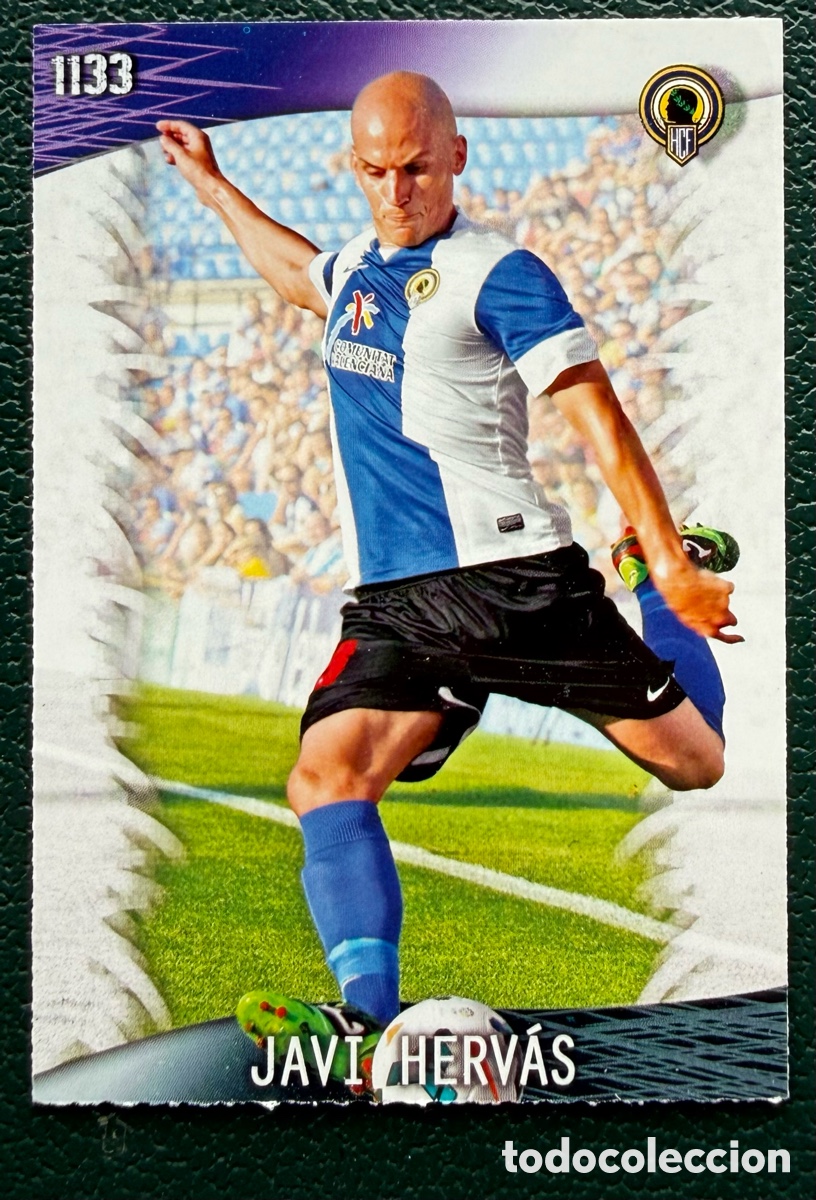 Cromos de F&uacute;tbol: 1133 JAVI HERVAS HERCULES CF FICHAS ALBUM MUNDICROMO 2013 2014 13 14