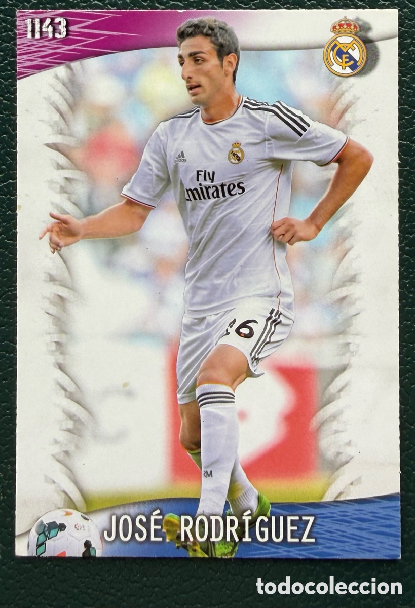 Cromos de F&uacute;tbol: 1143 JOSE RODRIGUEZ REAL MADRID FICHAS ALBUM MUNDICROMO 2013 2014 13 14