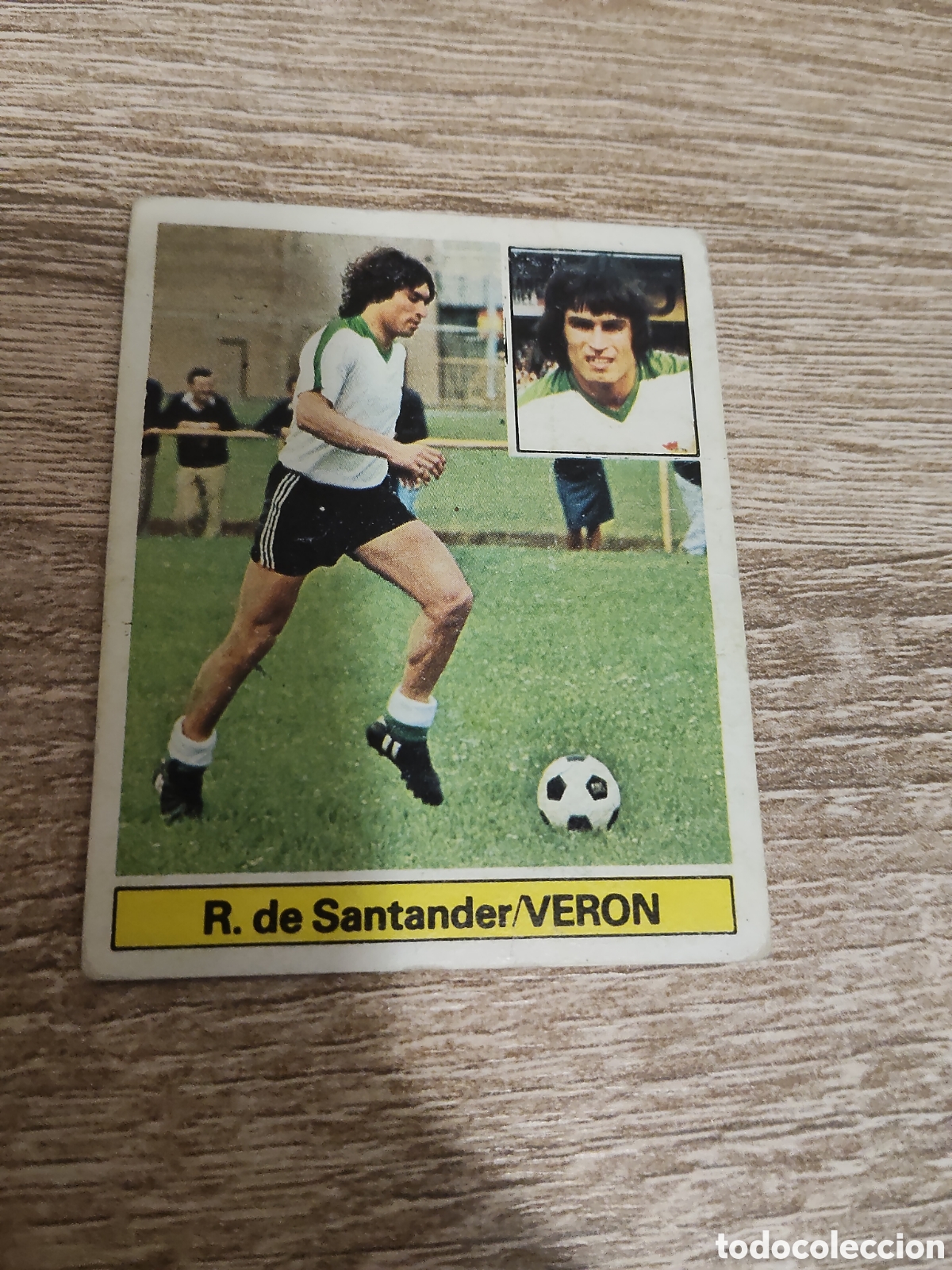 Cromos de F&uacute;tbol: Veron Racing de Santander versi&oacute;n sin pintar liga 1981 1982 81 82 ediciones este