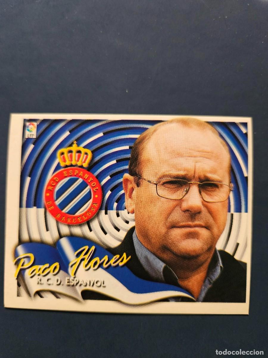 Fu&szlig;ball-Sticker: L1 PACO FLORES ESPANYOL ESPA&Ntilde;OL LIGA ESTE 00 01 2000 2001 SIN PEGAR NUNCA PEGADO