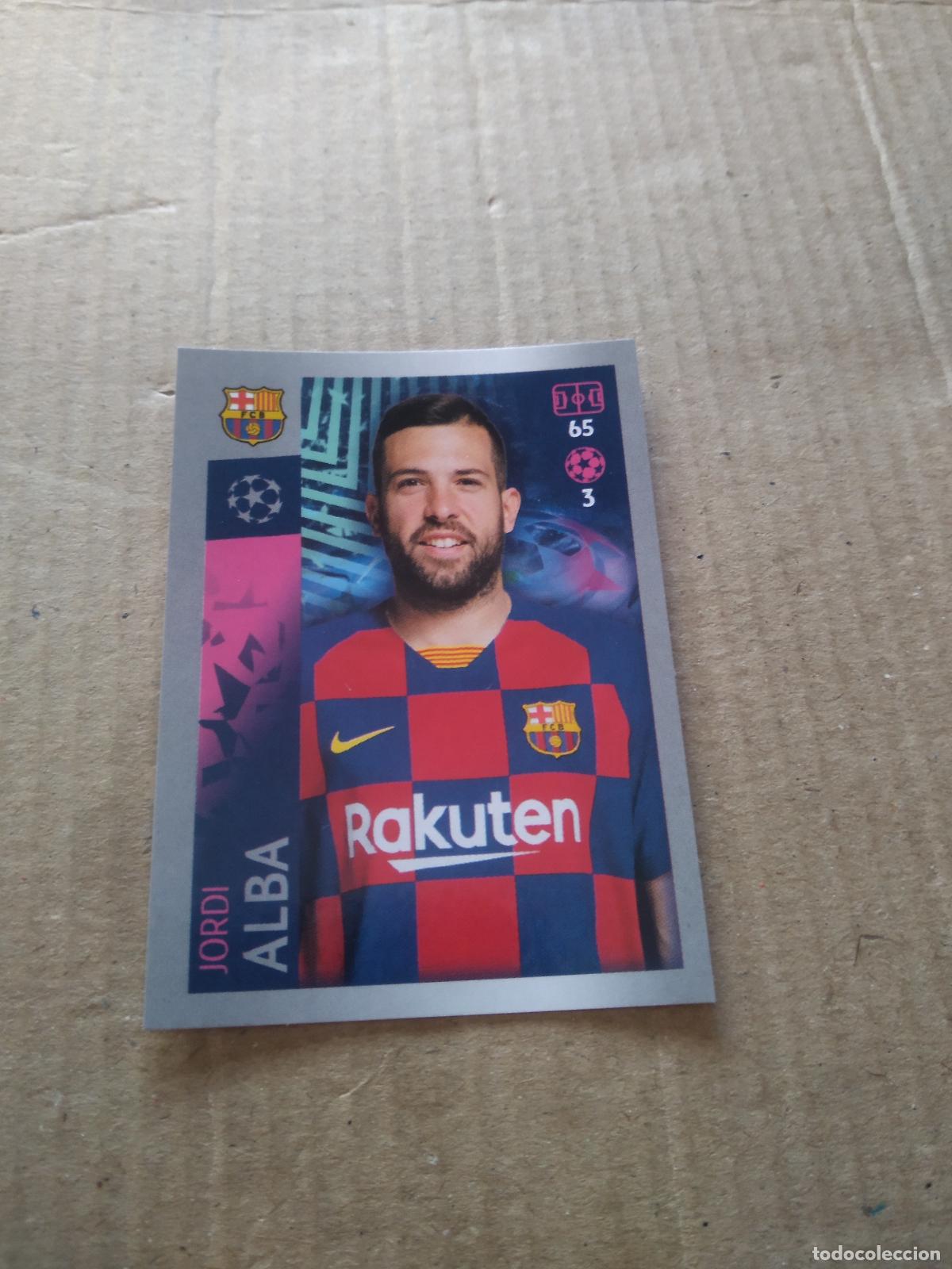 Cromos de F&uacute;tbol: 49 JORDI ALBA BARCELONA BAR&Ccedil;A CROMO FUTBOL TOPPS 19-20 UEFA CHAMPIONS LEAGUE 2019-2020