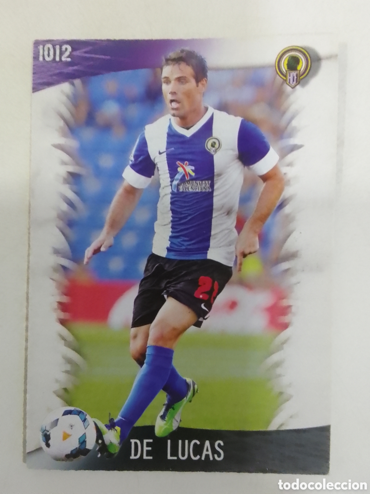 Figurine di Calcio: Mundicromo 2014 n&deg; 1012 De Lucas &bull; H&eacute;rcules.