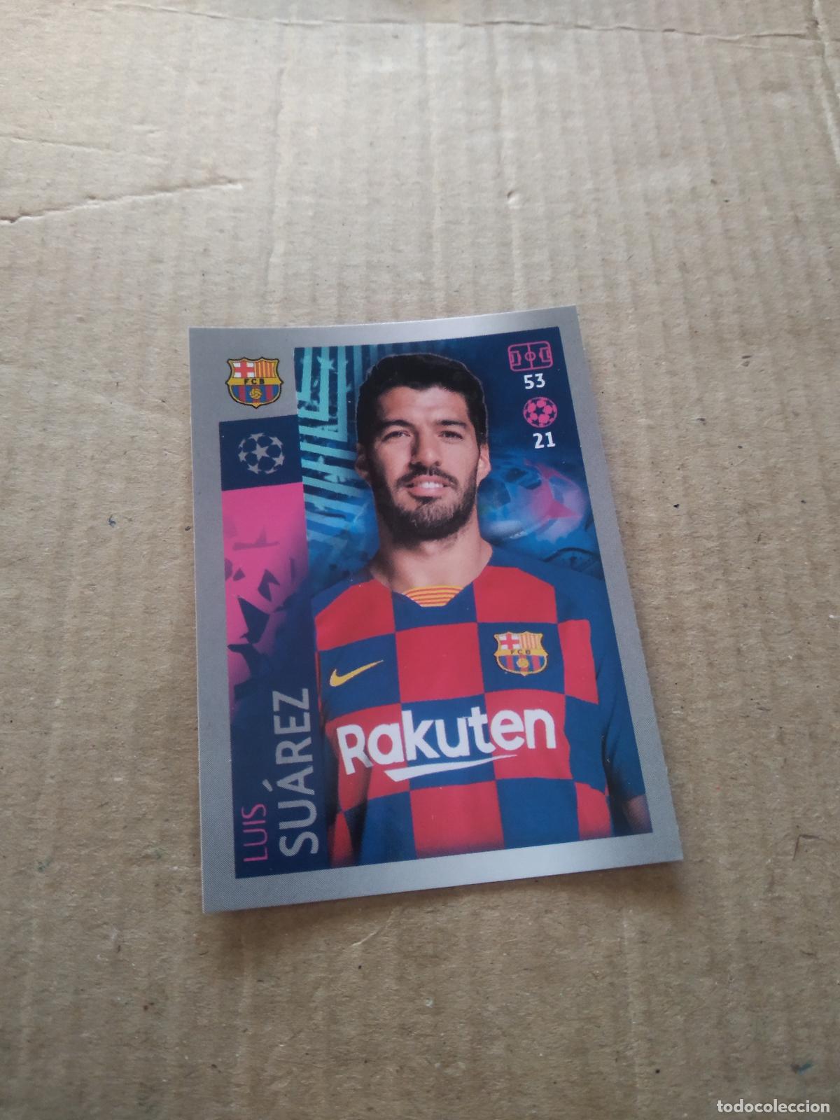 Figurine di Calcio: 60 LUIS SUAREZ BARCELONA BAR&Ccedil;A CROMO FUTBOL TOPPS 19-20 UEFA CHAMPIONS LEAGUE 2019-2020