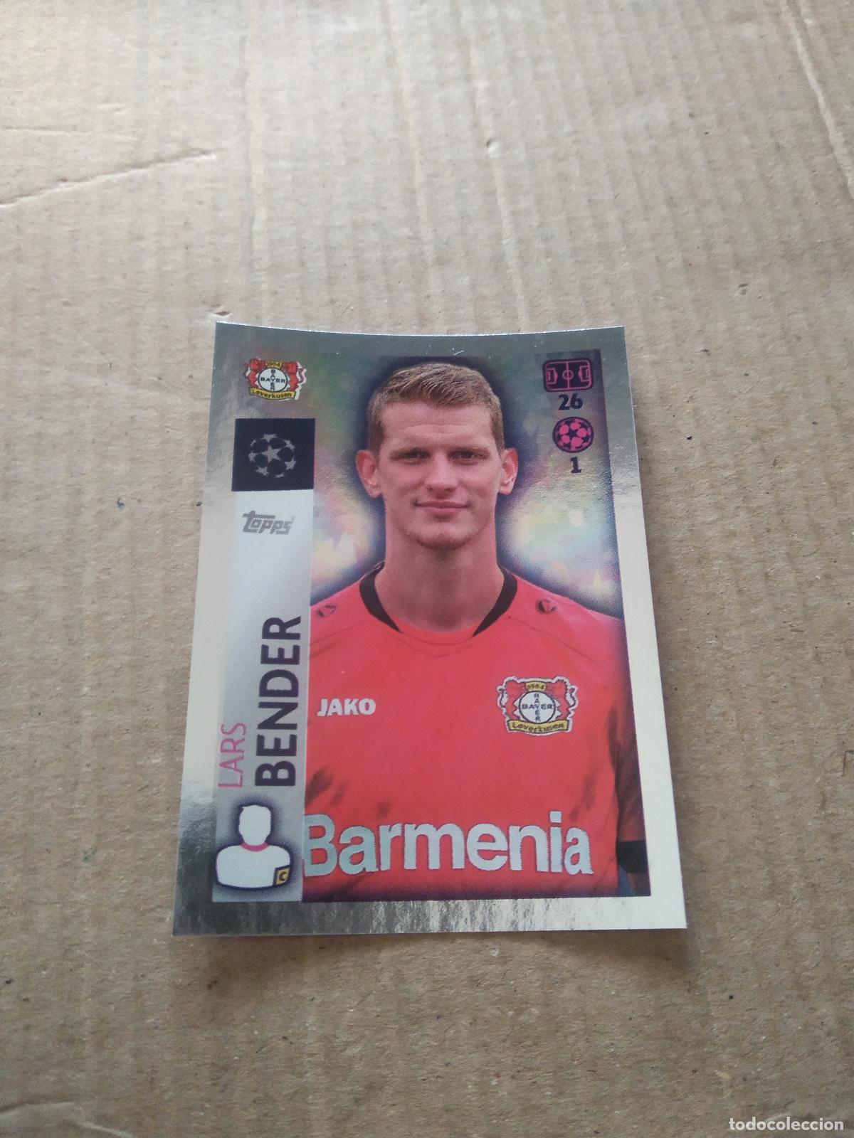 Fu&szlig;ball-Sticker: 71 LARS BENDER BAYER LEVERKUSEN CROMO FUTBOL TOPPS 19-20 UEFA CHAMPIONS LEAGUE 2019-2020