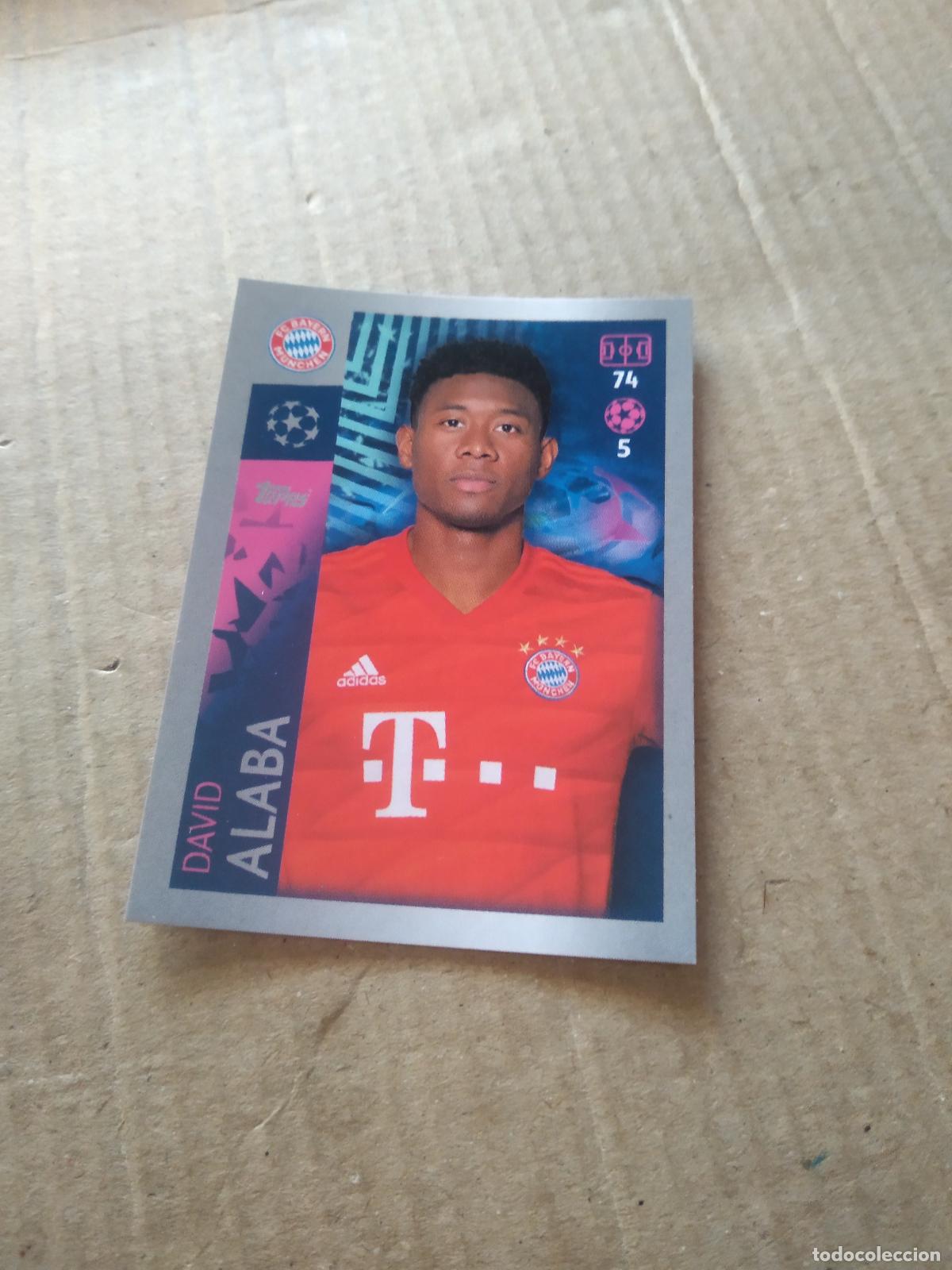 Fu&szlig;ball-Sticker: 85 DAVID ALABA BAYERN MUNICH CROMO FUTBOL TOPPS 19-20 UEFA CHAMPIONS LEAGUE 2019-2020