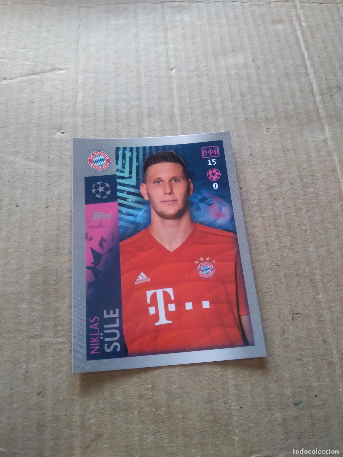 Fu&szlig;ball-Sticker: 88 NIKLAS SULE BAYERN MUNICH CROMO FUTBOL TOPPS 19-20 UEFA CHAMPIONS LEAGUE 2019-2020