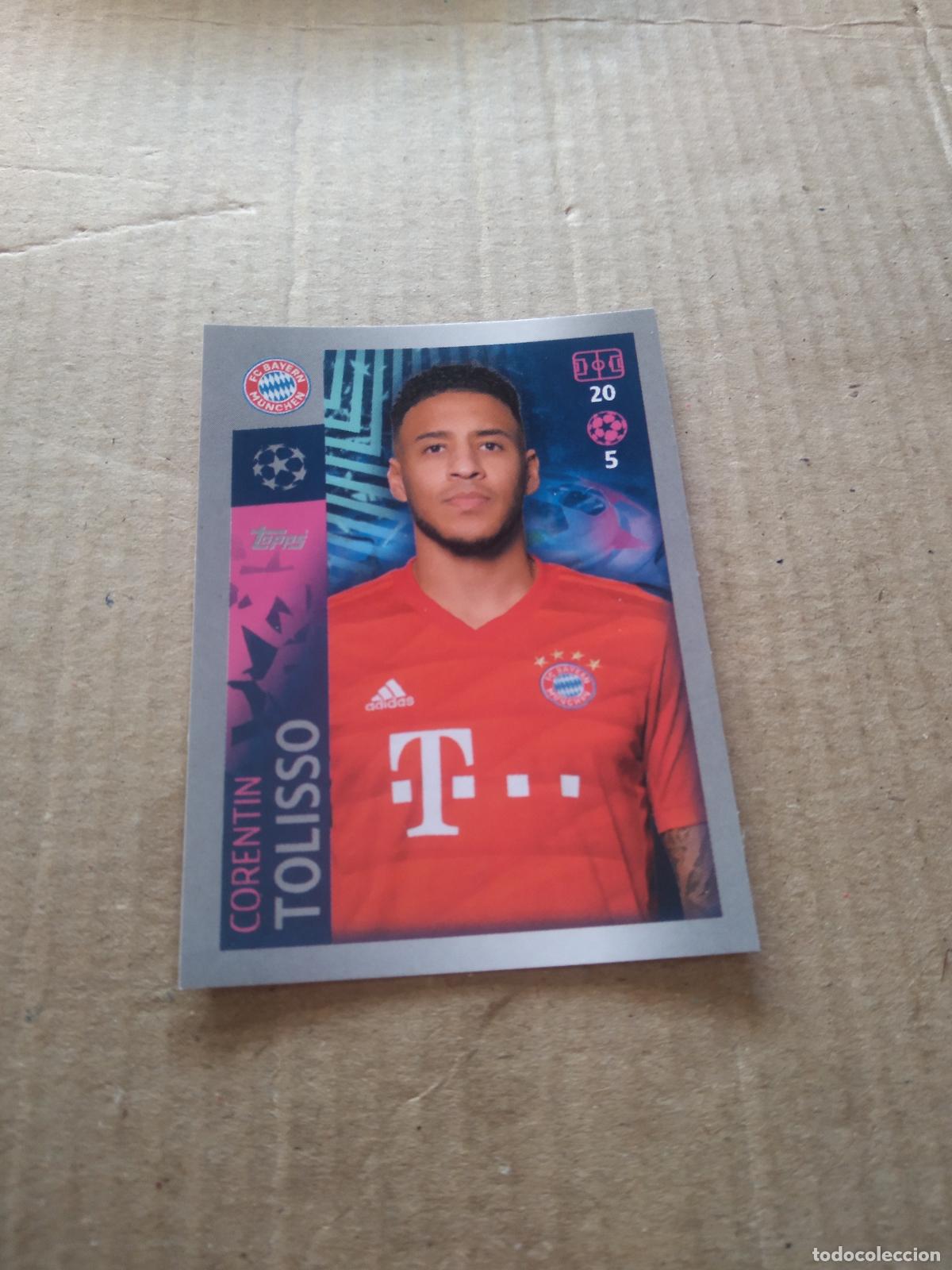 Fu&szlig;ball-Sticker: 92 TOLISSO BAYERN MUNICH CROMO FUTBOL TOPPS 19-20 UEFA CHAMPIONS LEAGUE 2019-2020