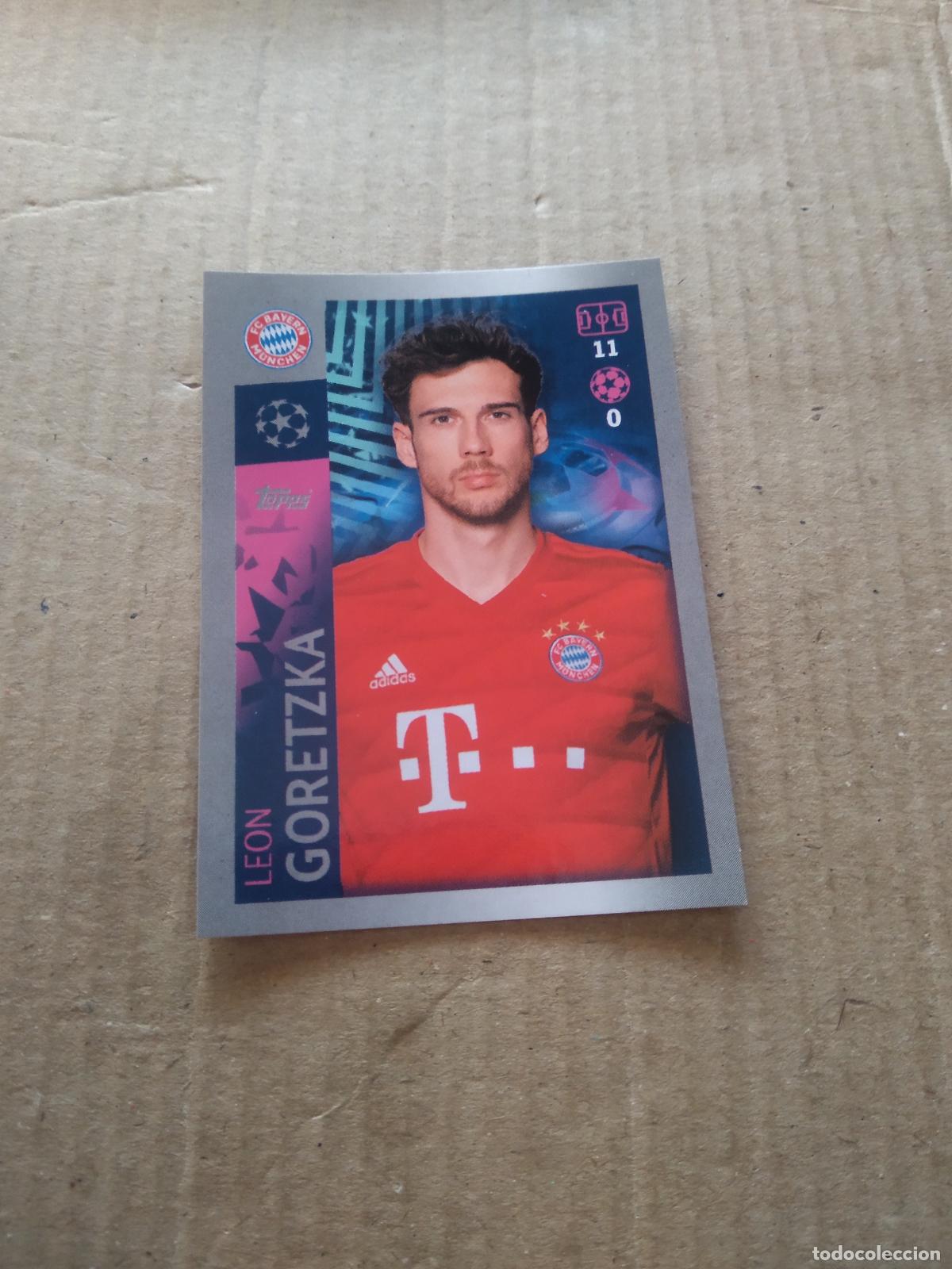 Fu&szlig;ball-Sticker: 93 GORETZKA BAYERN MUNICH CROMO FUTBOL TOPPS 19-20 UEFA CHAMPIONS LEAGUE 2019-2020
