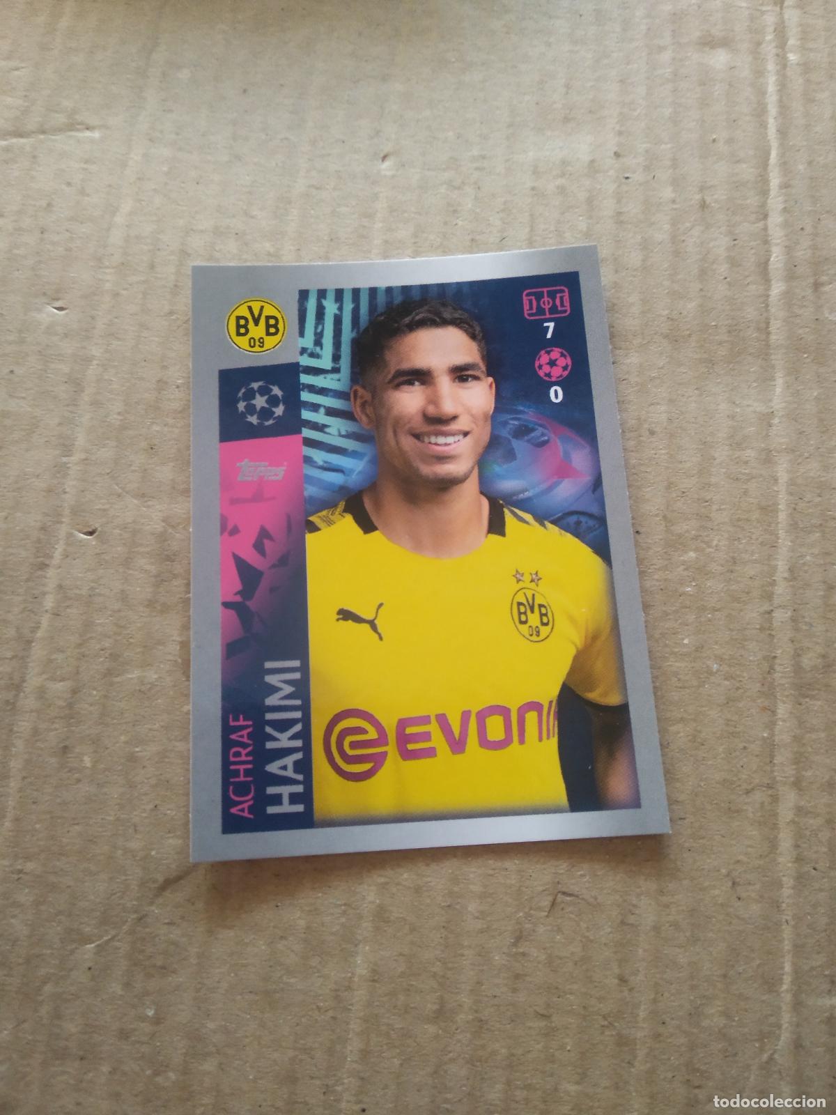 Cromos de F&uacute;tbol: 123 ACHRAF HAKIMI BORUSSIA DORTMUND CROMO FUTBOL TOPPS 19-20 UEFA CHAMPIONS LEAGUE 2019-2020
