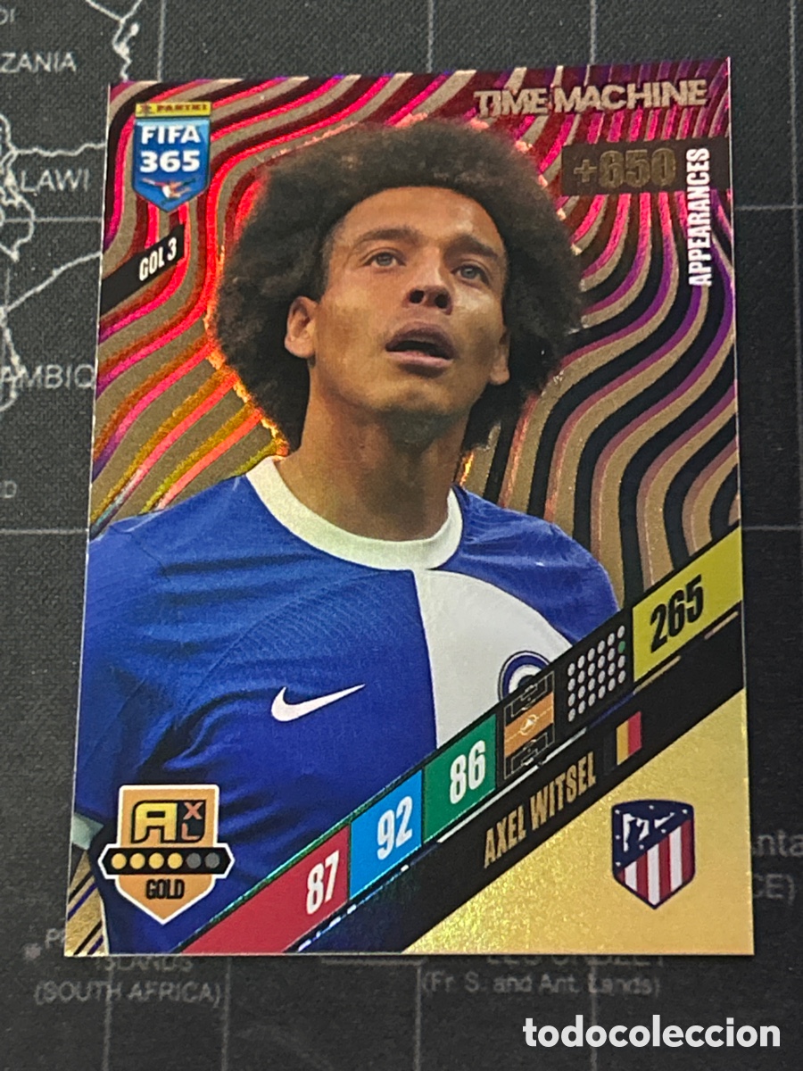 Cromos de F&uacute;tbol: GOL 3 AXEL WITSEL (ATLETICO MADRID) TIME MACHINE PANINI ADRENALYN XL FIFA 365 2024 24