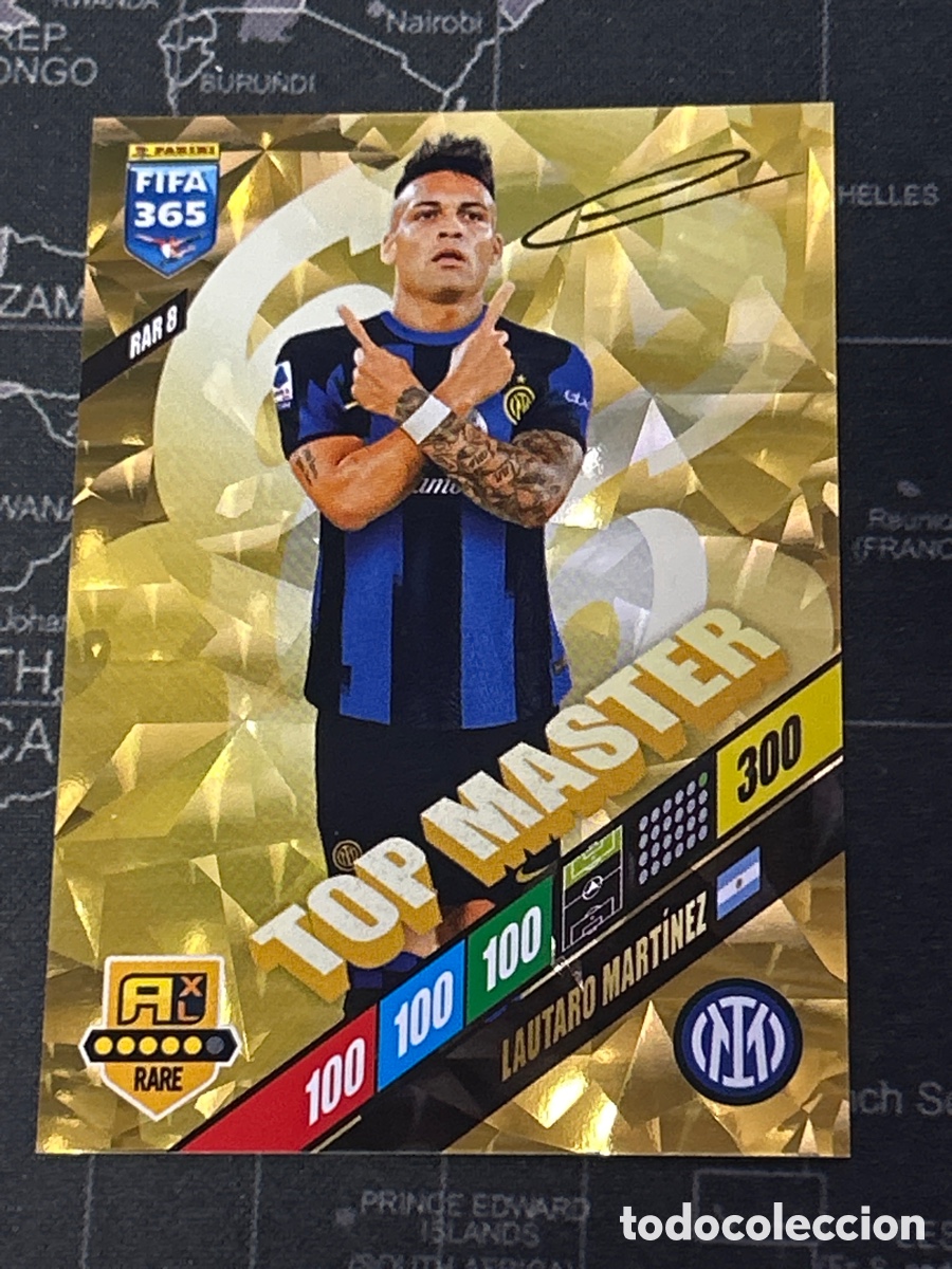 Fu&szlig;ball-Sticker: RAR 8 LAUTARO MARTINEZ (INTER MILAN) TOP MASTER PANINI ADRENALYN XL FIFA 365 2024 24