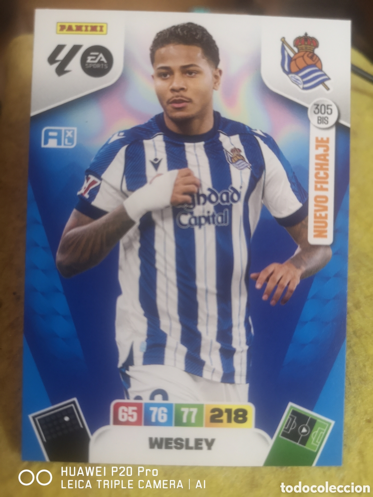 Figurine di Calcio: ADRENALYN 2025 2026 WESLEY NUEVO FICHAJE 305 BIS - REAL SOCIEDAD