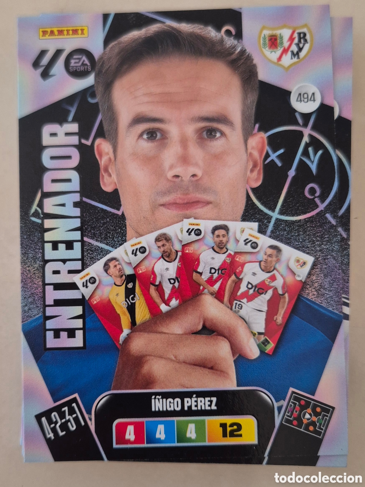 Cromos de Futebol: 494 i&ntilde;igo rayo entrenador adrenalyn 2026