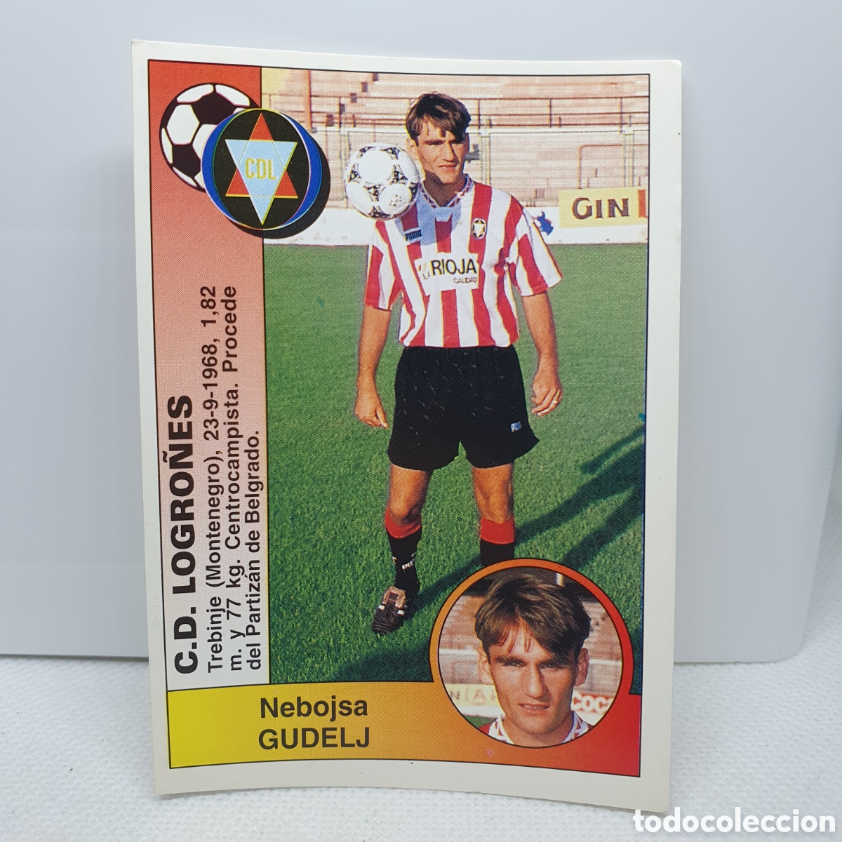 Cromos de F&uacute;tbol: ⚽️ CROMO DE FUTBOL GUDELJ LOGRO&Ntilde;ES LIGA 94-95 BAR&Ccedil;A PANINI ALBUM - ESTAMPAS ADHESIVAS - CARTAS -CARD