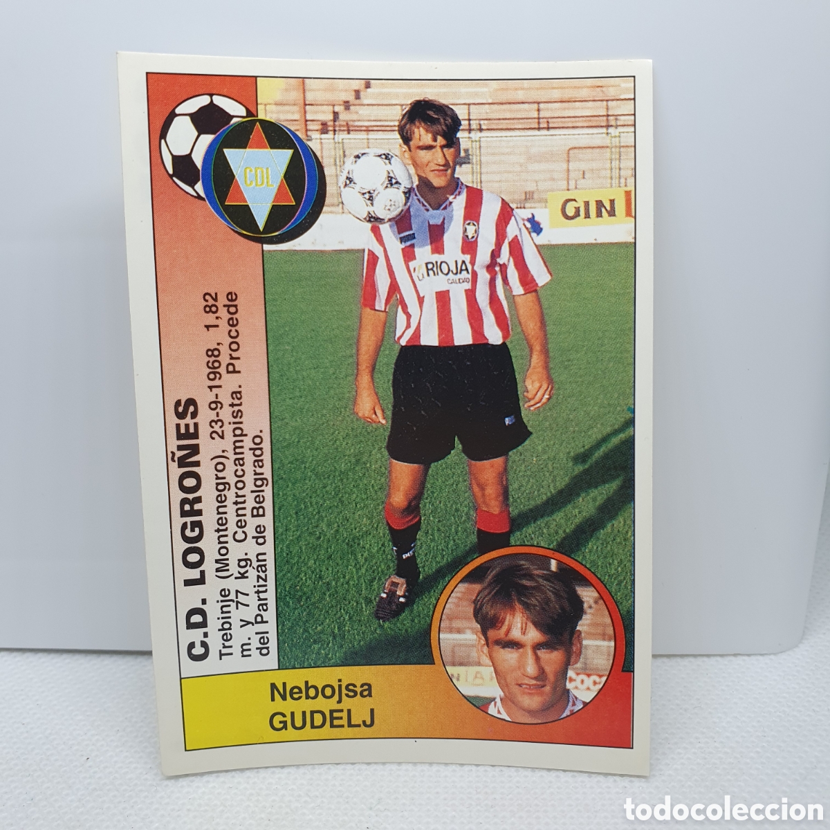 Cromos de F&uacute;tbol: ⚽️ CROMO DE FUTBOL GUDELJ LOGRO&Ntilde;ES LIGA 94-95 BAR&Ccedil;A PANINI ALBUM - ESTAMPAS ADHESIVAS - CARTAS - TAR