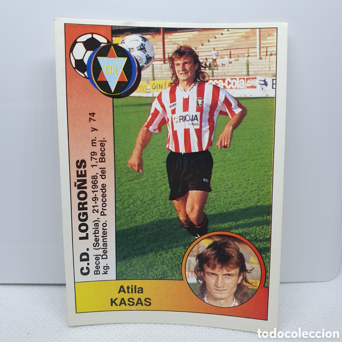 Cromos de F&uacute;tbol: ⚽️ CROMO DE FUTBOL ATILA KASAS LOGRO&Ntilde;ES LIGA 94-95 BAR&Ccedil;A PANINI ALBUM - ESTAMPAS ADHESIVAS - CARTAS