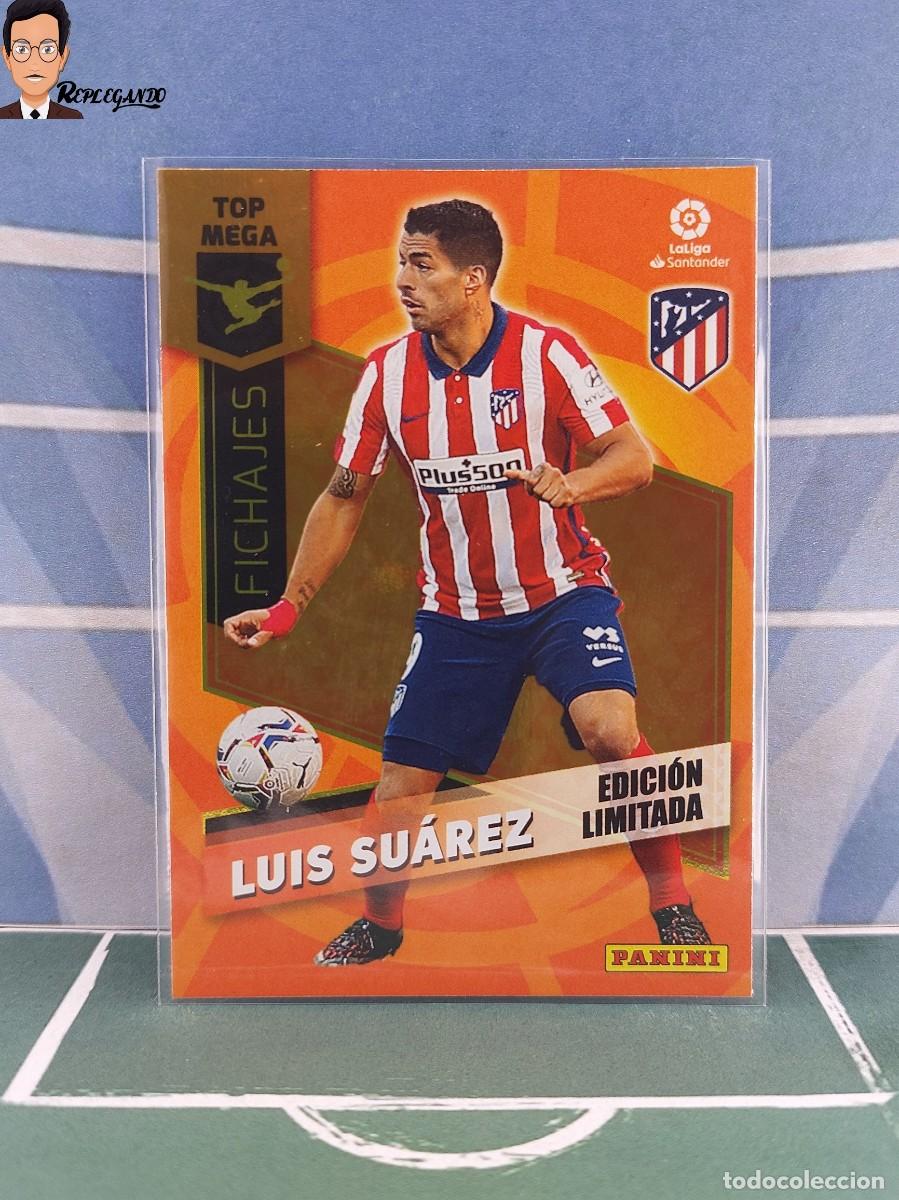 Fu&szlig;ball-Sticker: LUIS SU&Aacute;REZ : EDICI&Oacute;N LIMITADA (ATL&Eacute;TICO MADRID) MEGACRACKS 2020 2021 PANINI 20 21 CARD CROMO FICHA