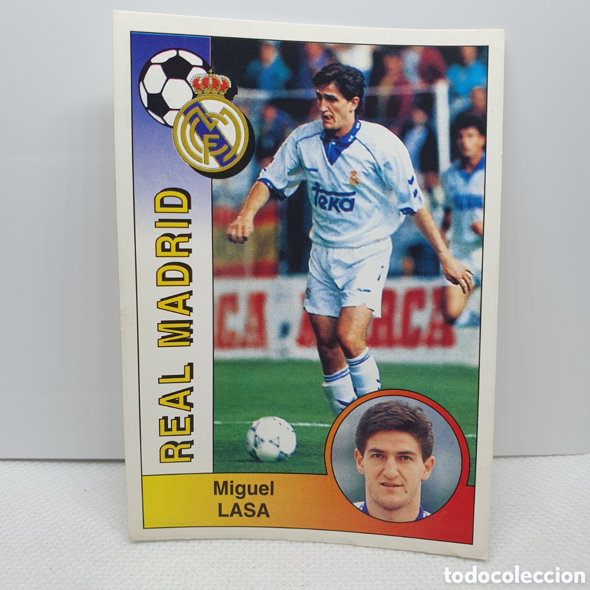 Cromos de F&uacute;tbol: ⚽️ CROMO DE FUTBOL LASA REAL MADRID LIGA 94-95 BAR&Ccedil;A PANINI ALBUM - ESTAMPAS ADHESIVAS - CARTAS